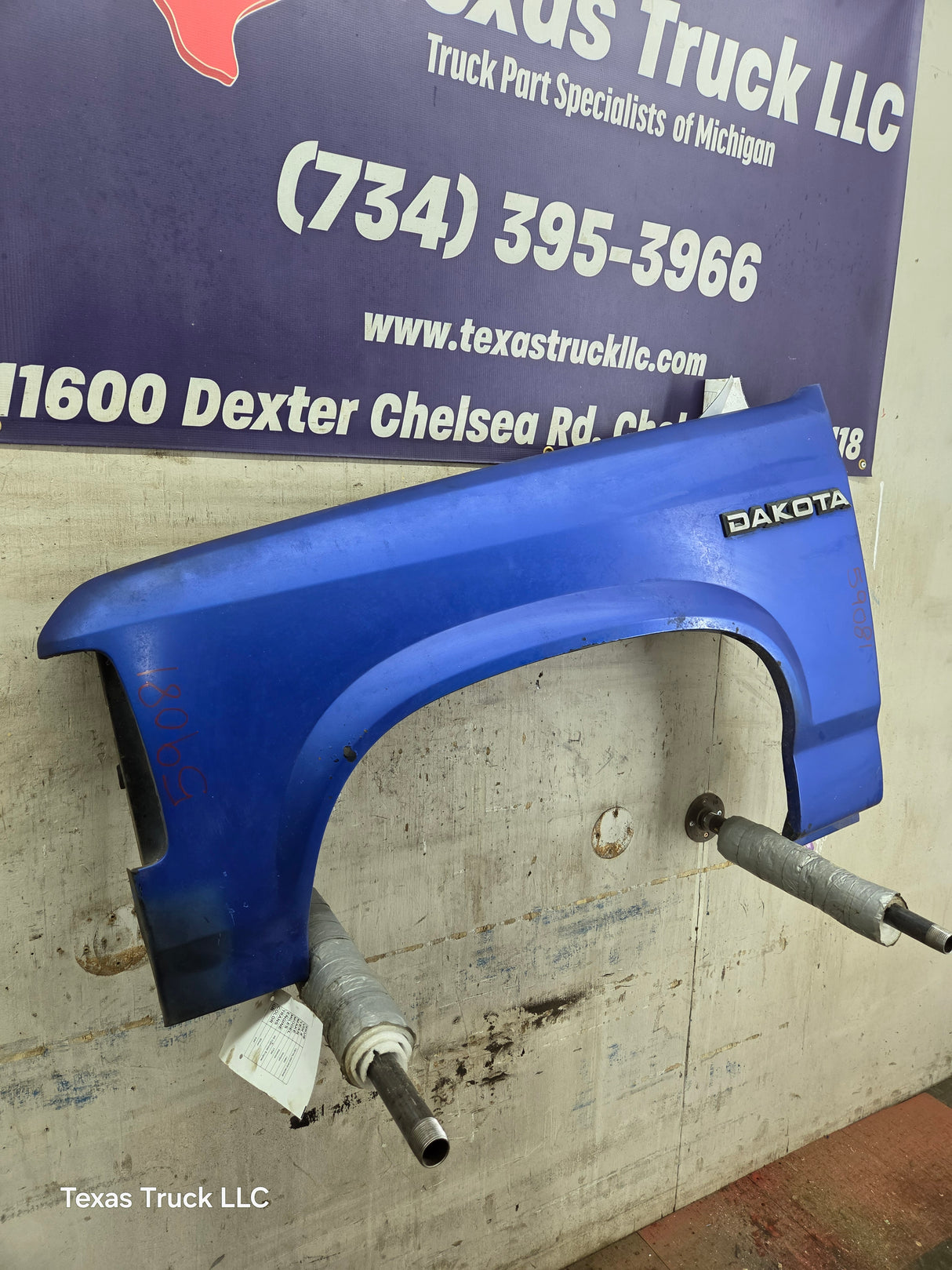 1987-1996 Dodge Dakota LH Driver Side Front Fender