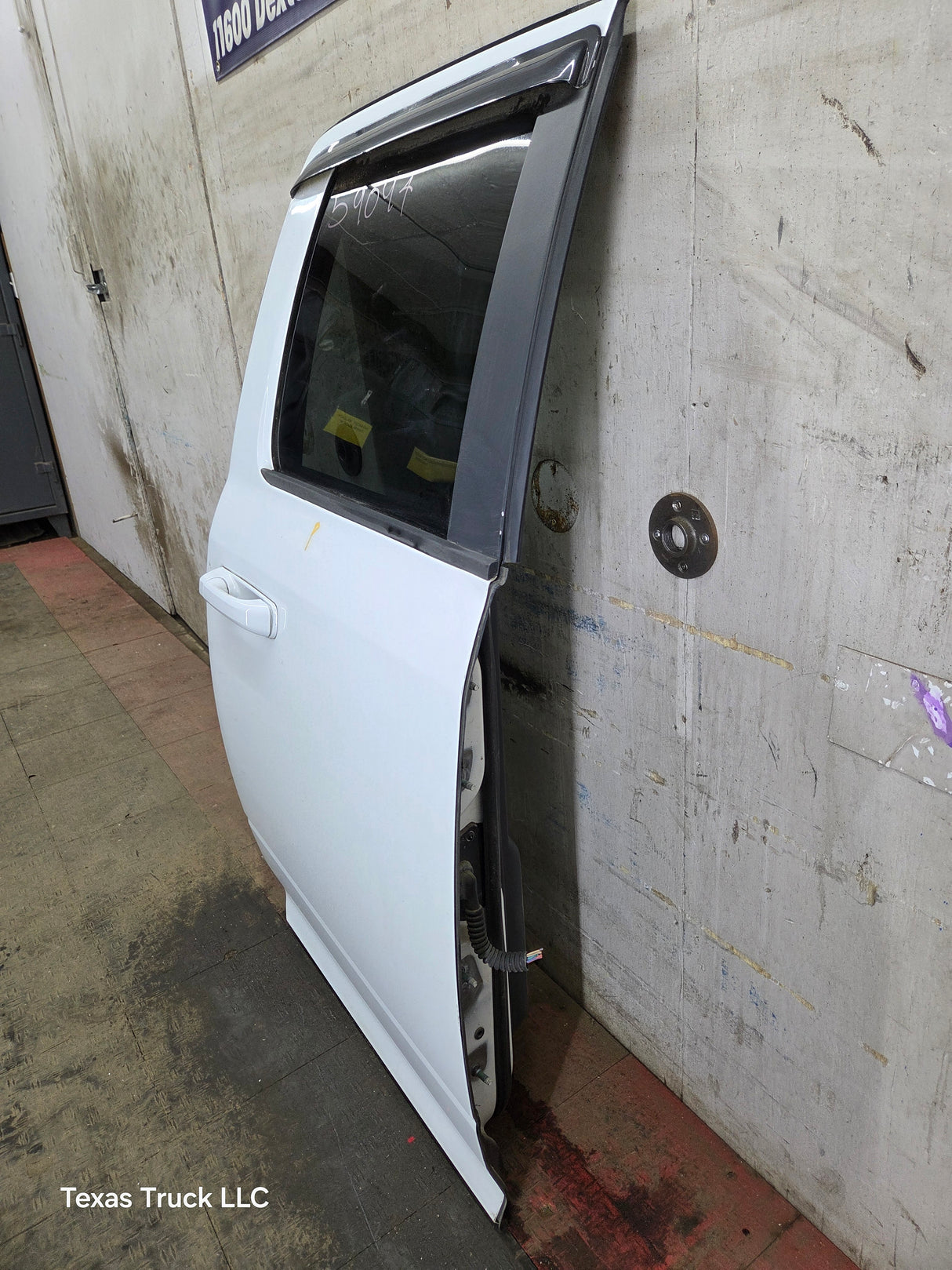 2009-2018 Dodge Ram 4th Gen Passenger Side Rear Quad Cab Door 1500 2500 3500 4500 5500 - White