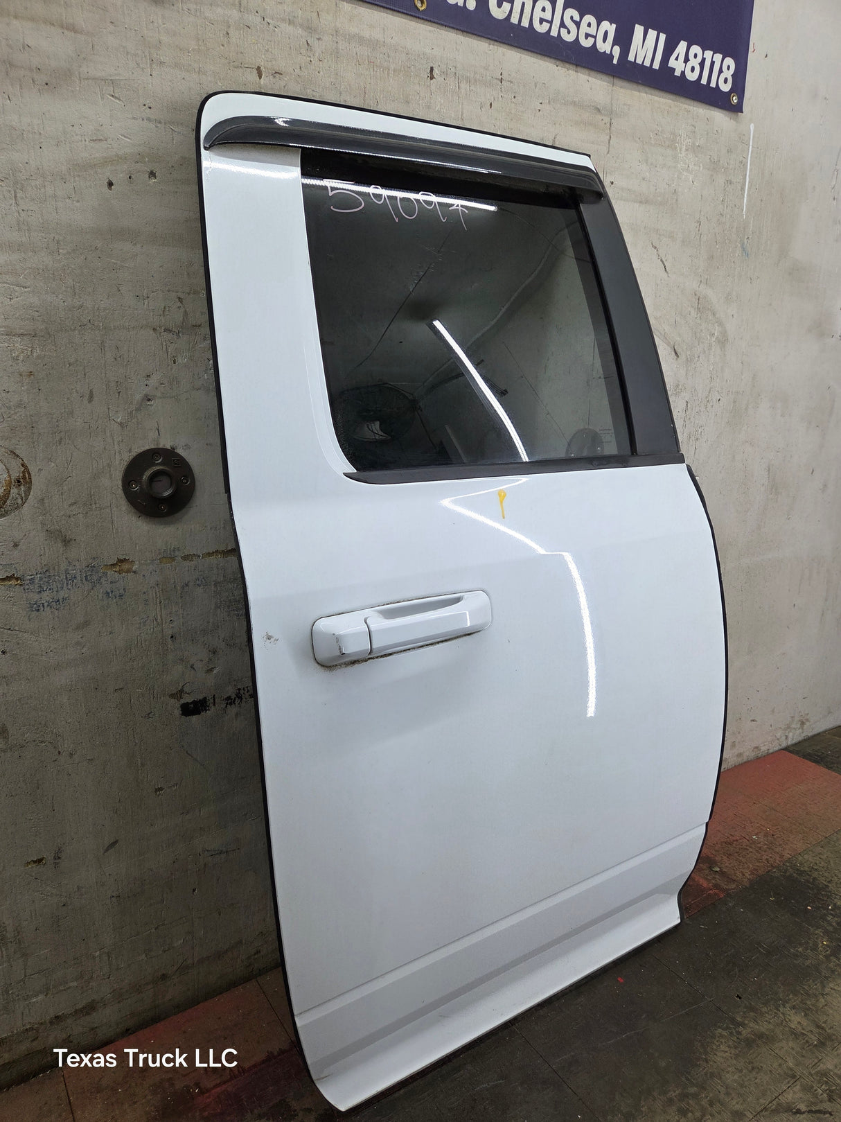 2009-2018 Dodge Ram 4th Gen Passenger Side Rear Quad Cab Door 1500 2500 3500 4500 5500 - White