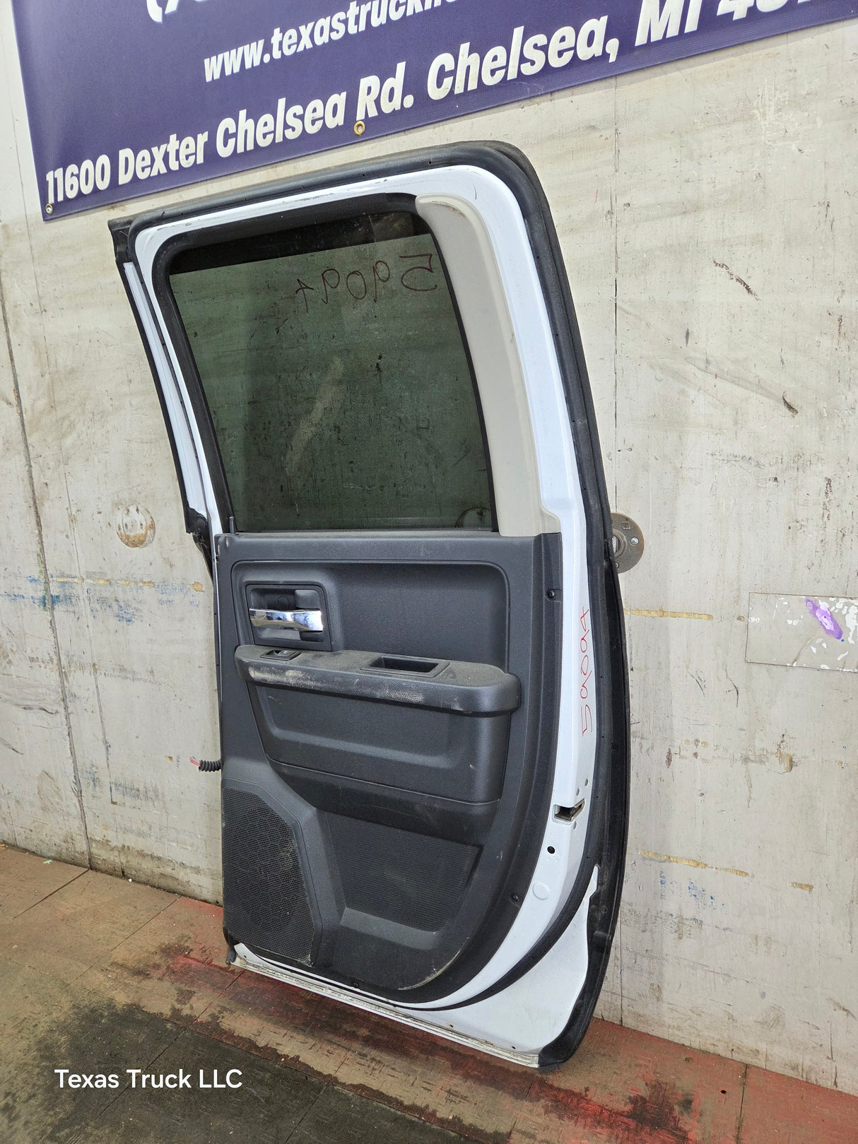 2009-2018 Dodge Ram 4th Gen Passenger Side Rear Quad Cab Door 1500 2500 3500 4500 5500 - White