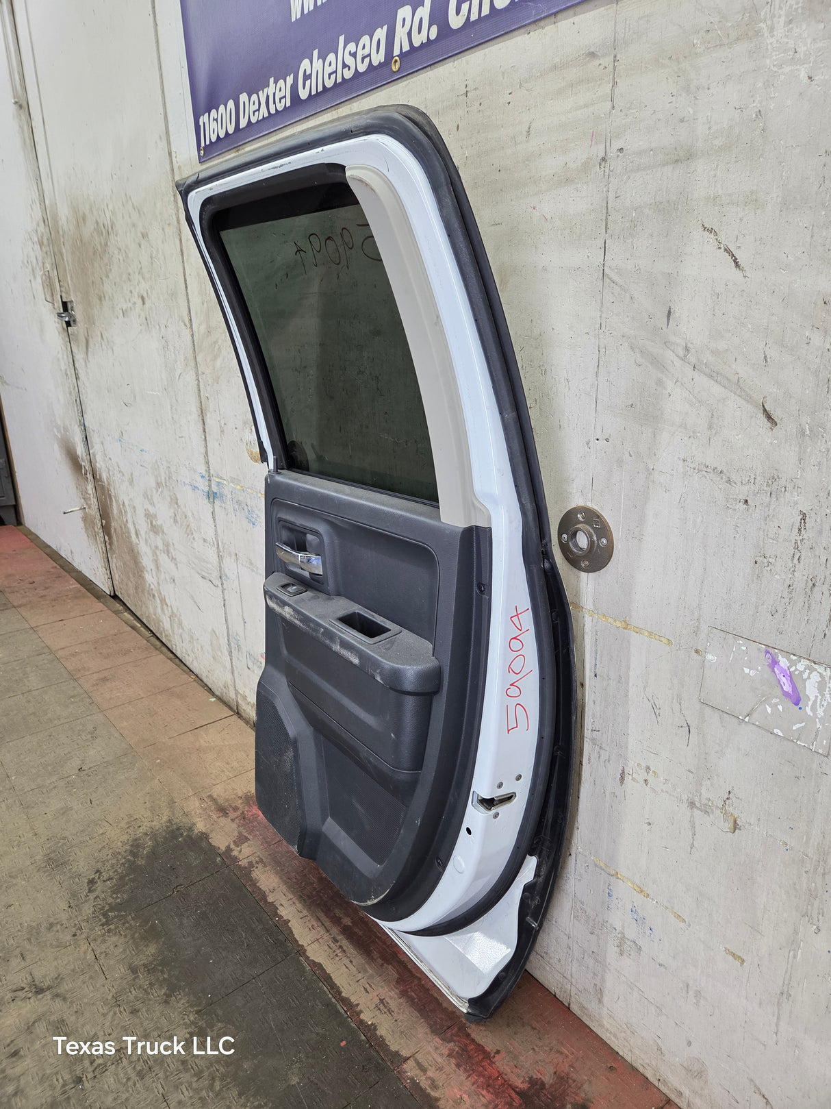 2009-2018 Dodge Ram 4th Gen Passenger Side Rear Quad Cab Door 1500 2500 3500 4500 5500 - White