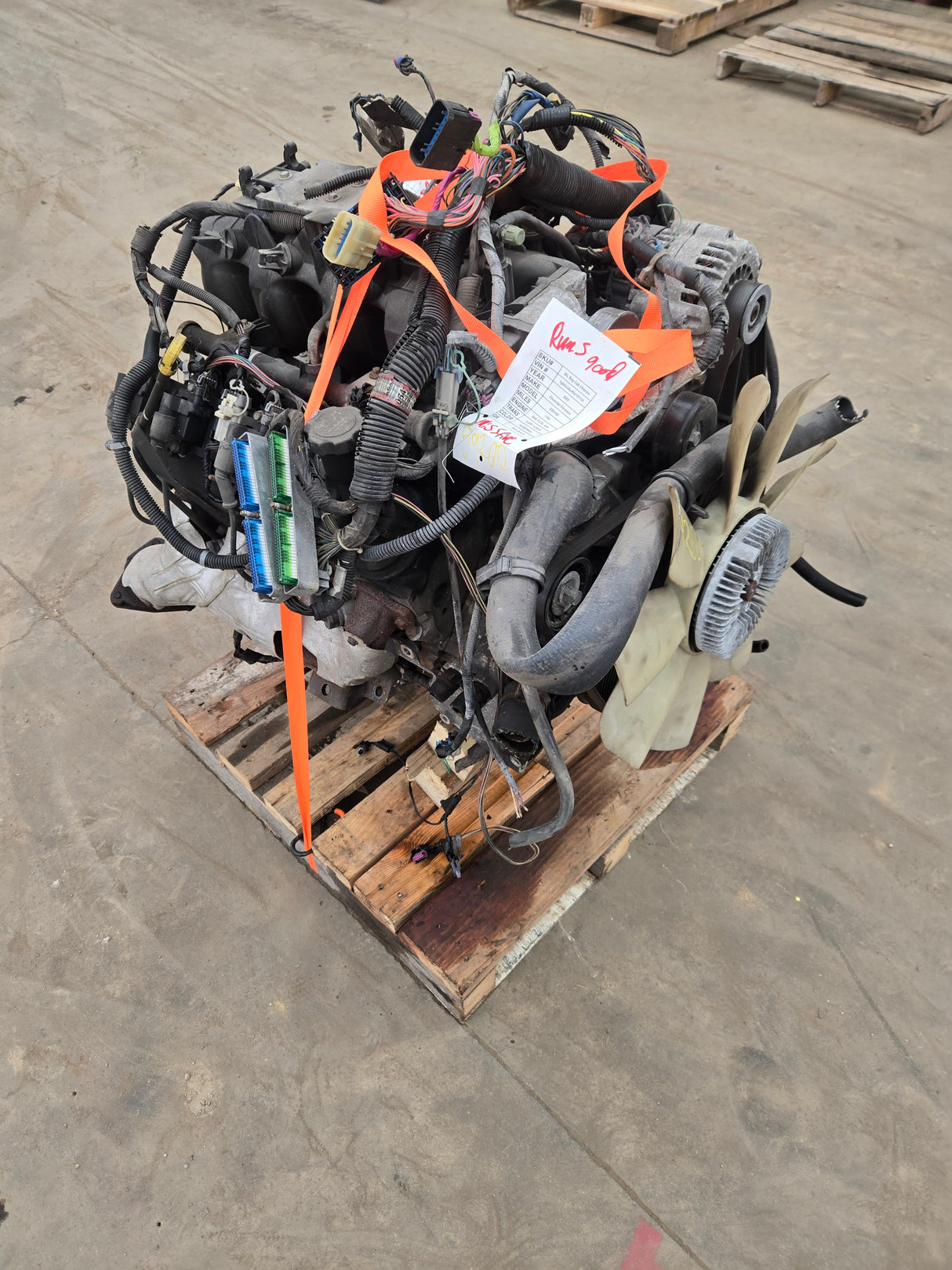2005 Chevrolet GMC 2500 3500HD 6.0L Engine LS Vortec Gas Engine Runs Missfire 178k Miles
