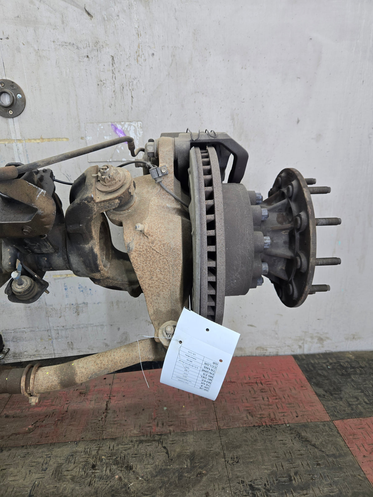 2005-2016 Ford Super Duty F450 F550 FRONT Axle 2wd