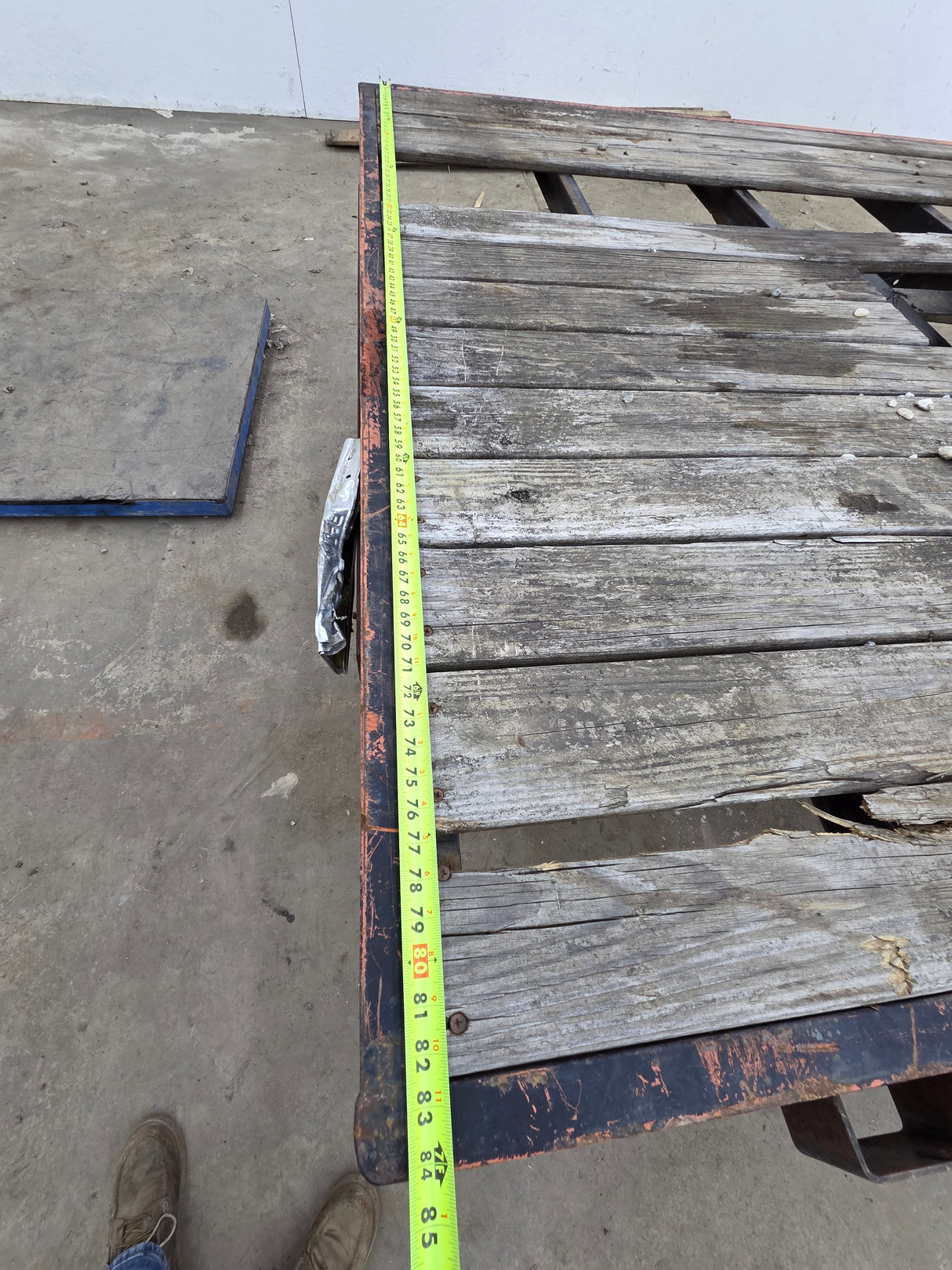 8.5' Steel Pickup Truck Single Rear Wheel Utility Flatbed Universal