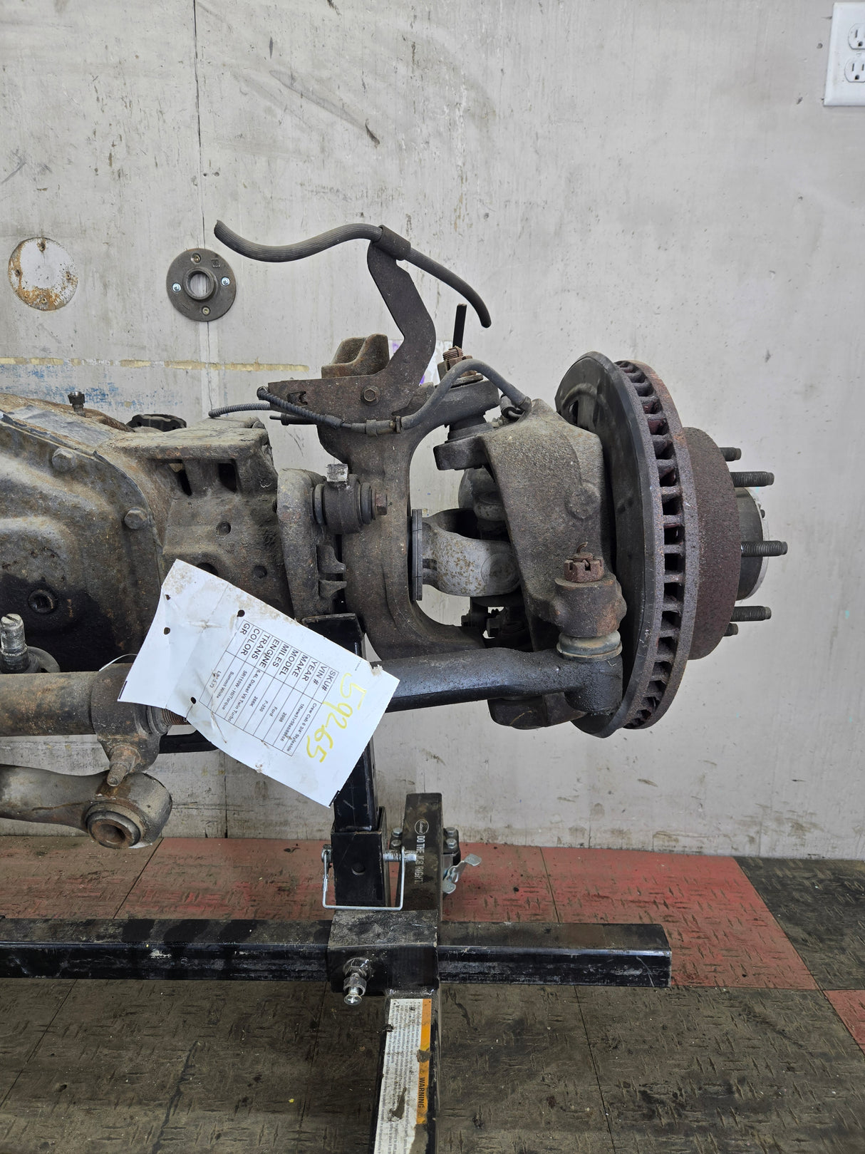 2005-2010 Ford Super Duty F350 DRW Dually FRONT Axle 3.73 Gear Ratio