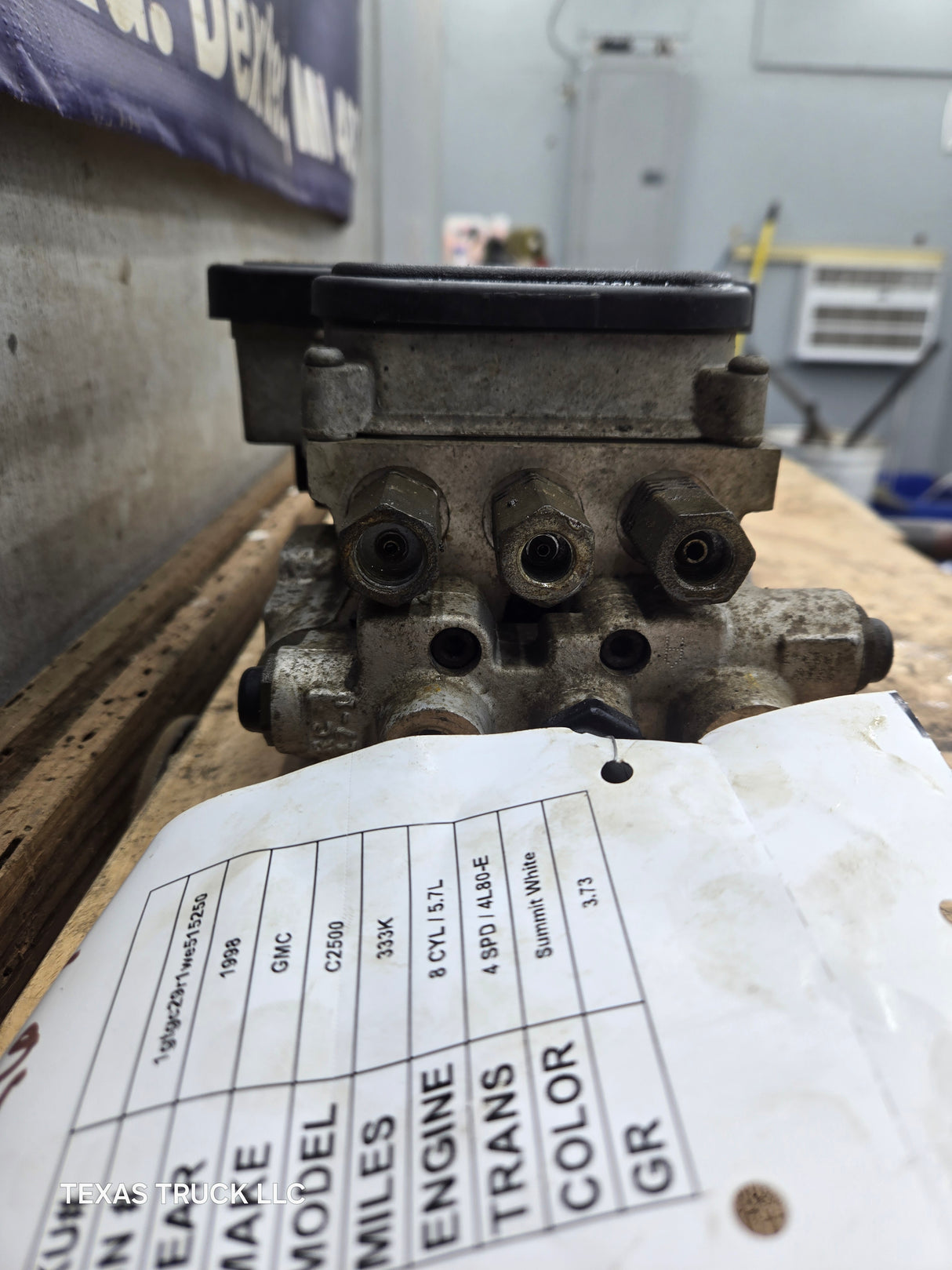 1998 GMC C2500 C3500 ABS Pump Module Control Assembly - 12765501