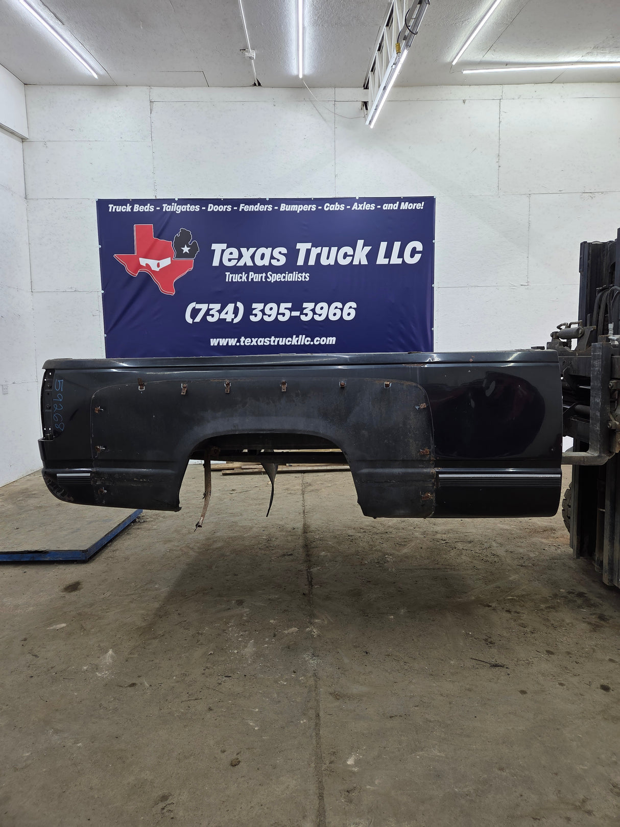 1988-2000 Chevrolet Silverado / GMC Sierra 3500 OBS 8' Dually Truck Bed - Black