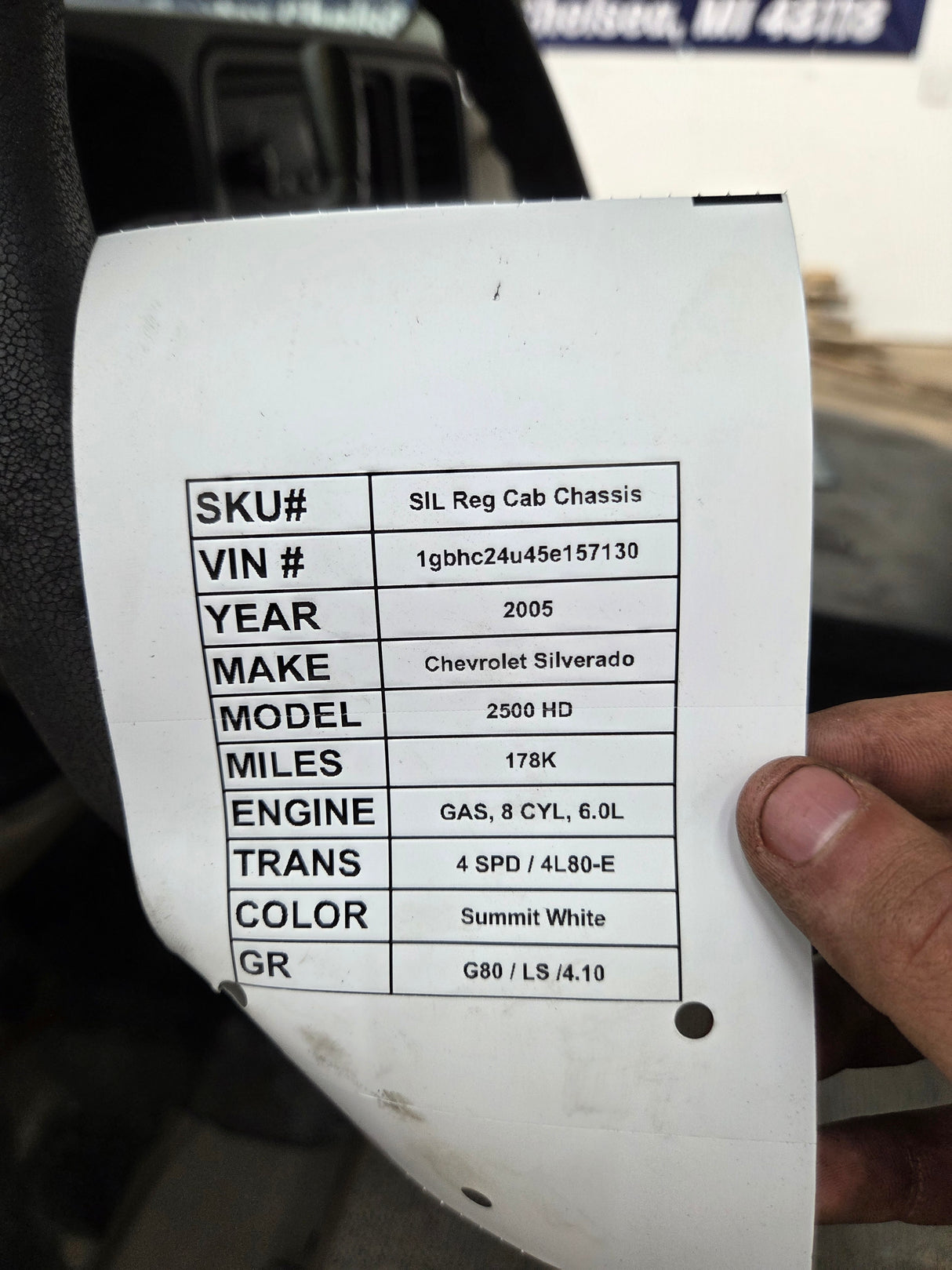 1999-2007 Chevrolet Silverado / GMC Sierra 1500 2500 HD 3500HD Regular Cab Body
