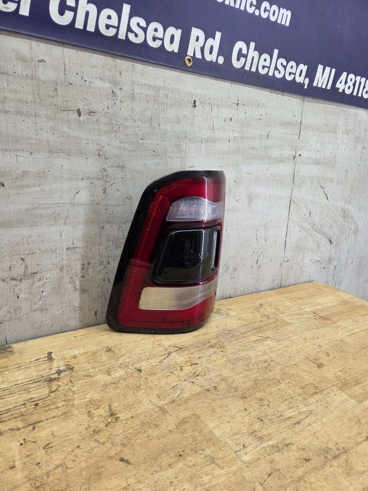 2019-2024 Ram 1500 Driver Side LED Tail Light w/ Blind Spot BSS 68262533AH