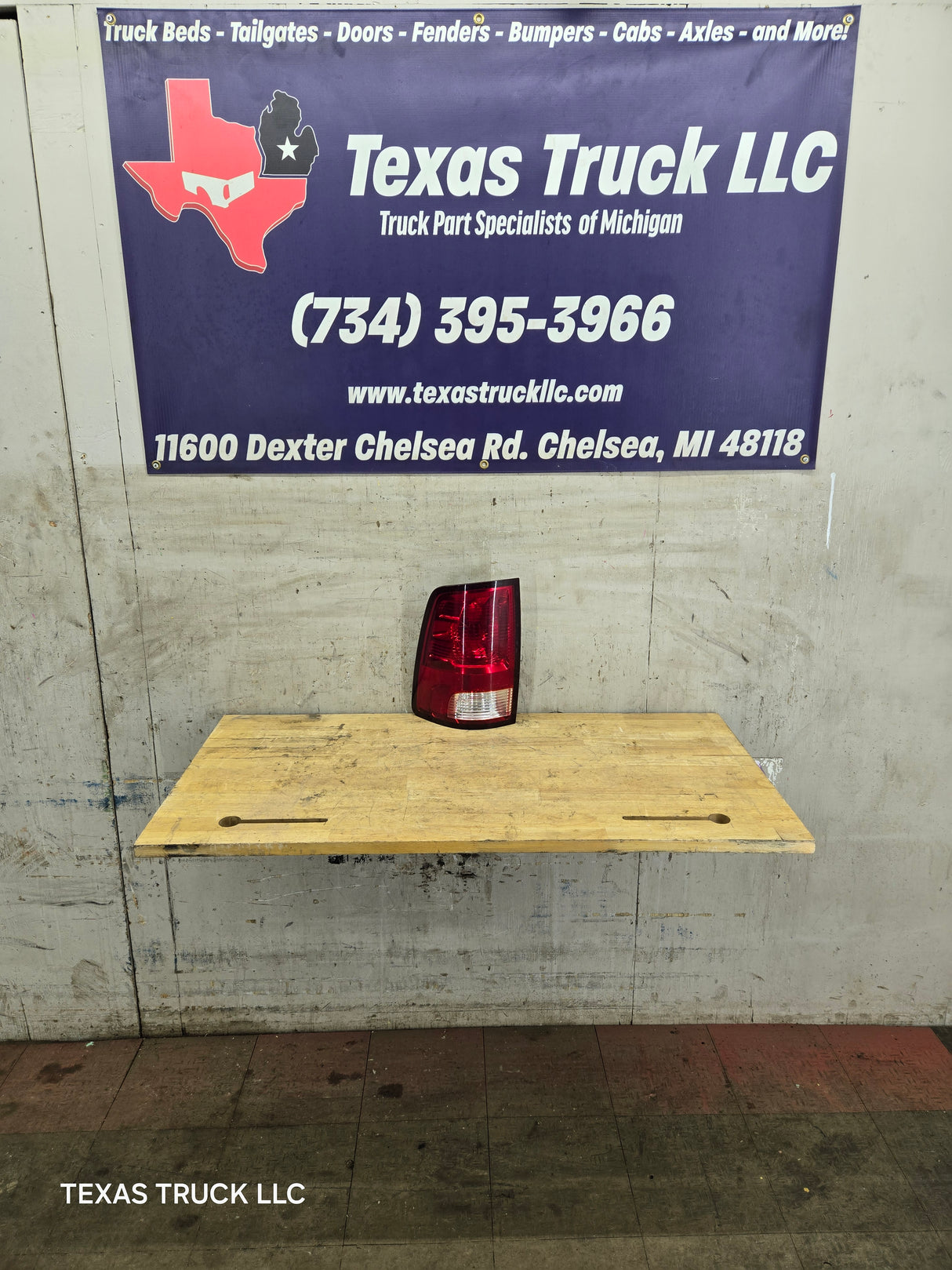 2009-2018 Dodge Ram Driver Side Tail Light 55277415AB