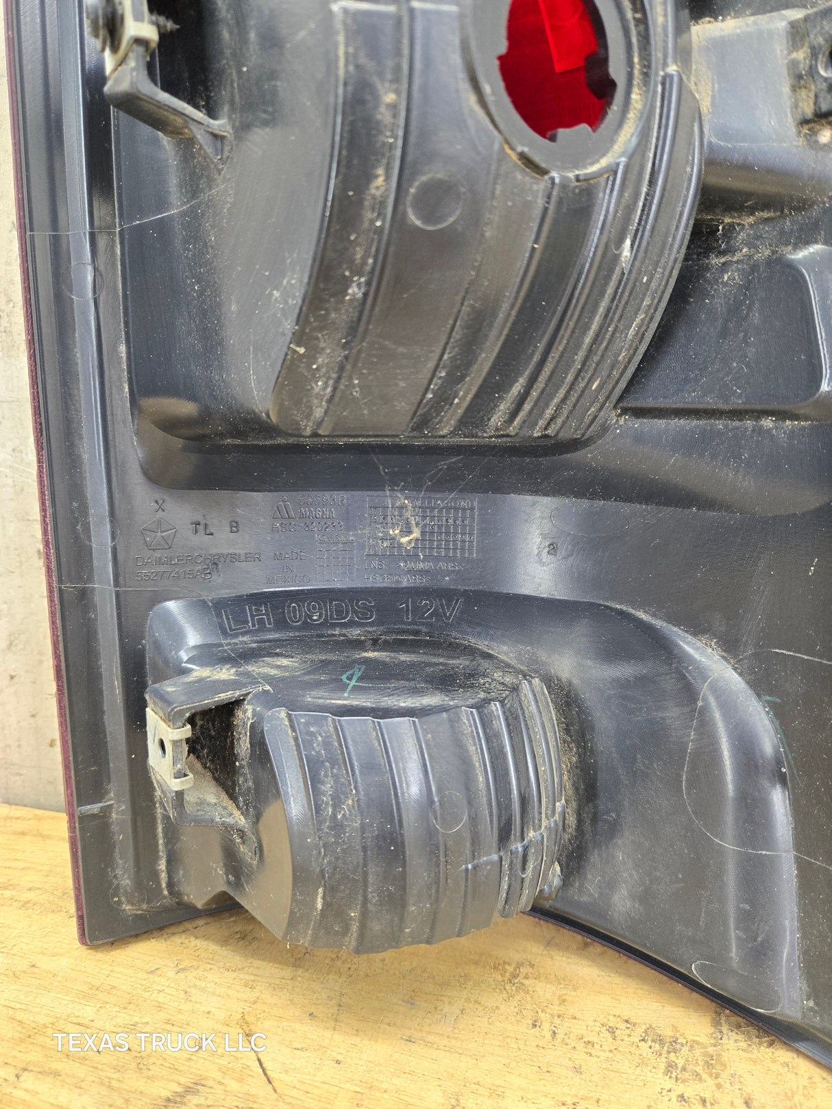 2009-2018 Dodge Ram Driver Side Tail Light 55277415AB