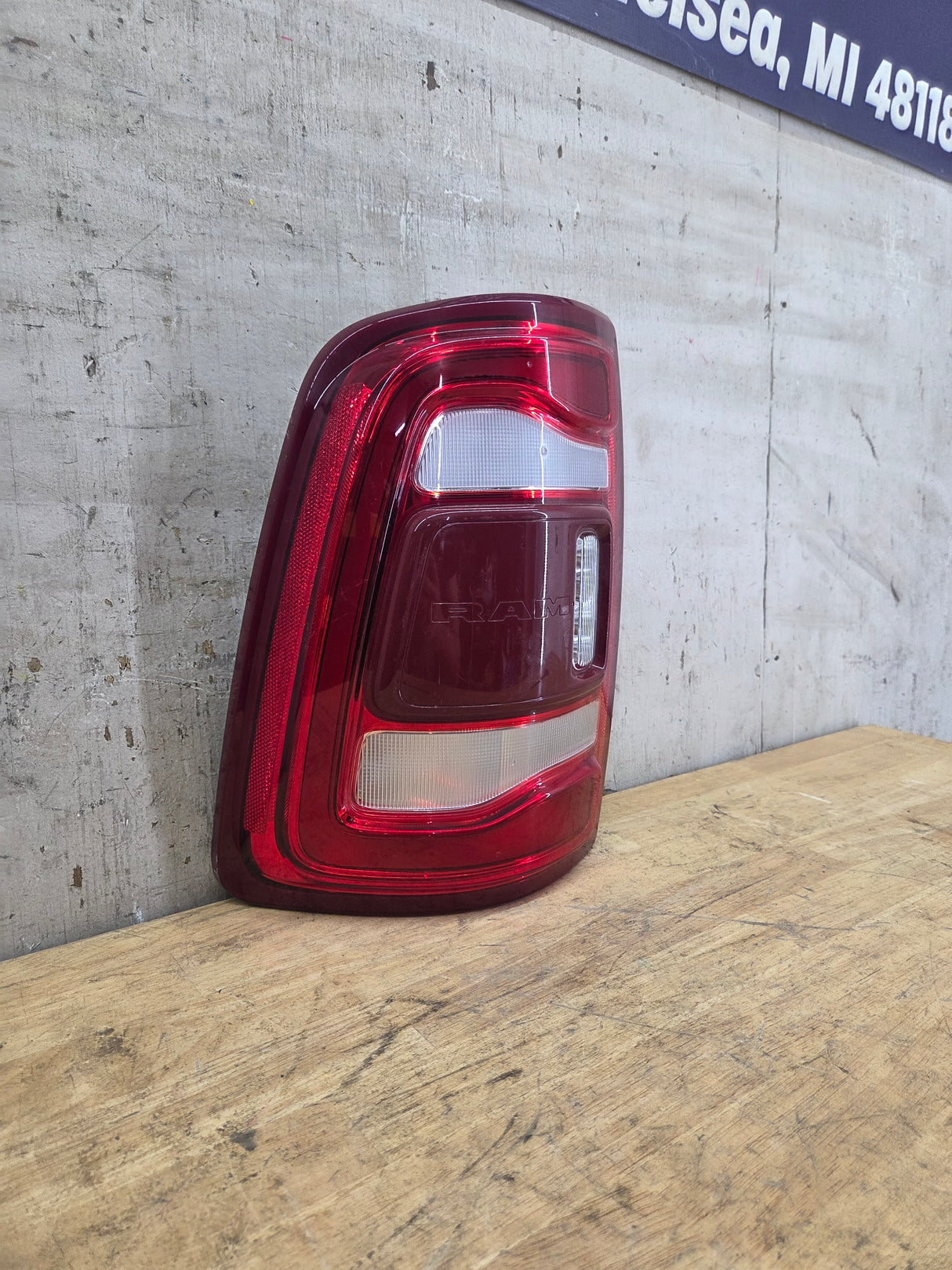 2019-2024 Dodge Ram Driver Side LED Tail Light W/BSS 68639089AB 2500 3500