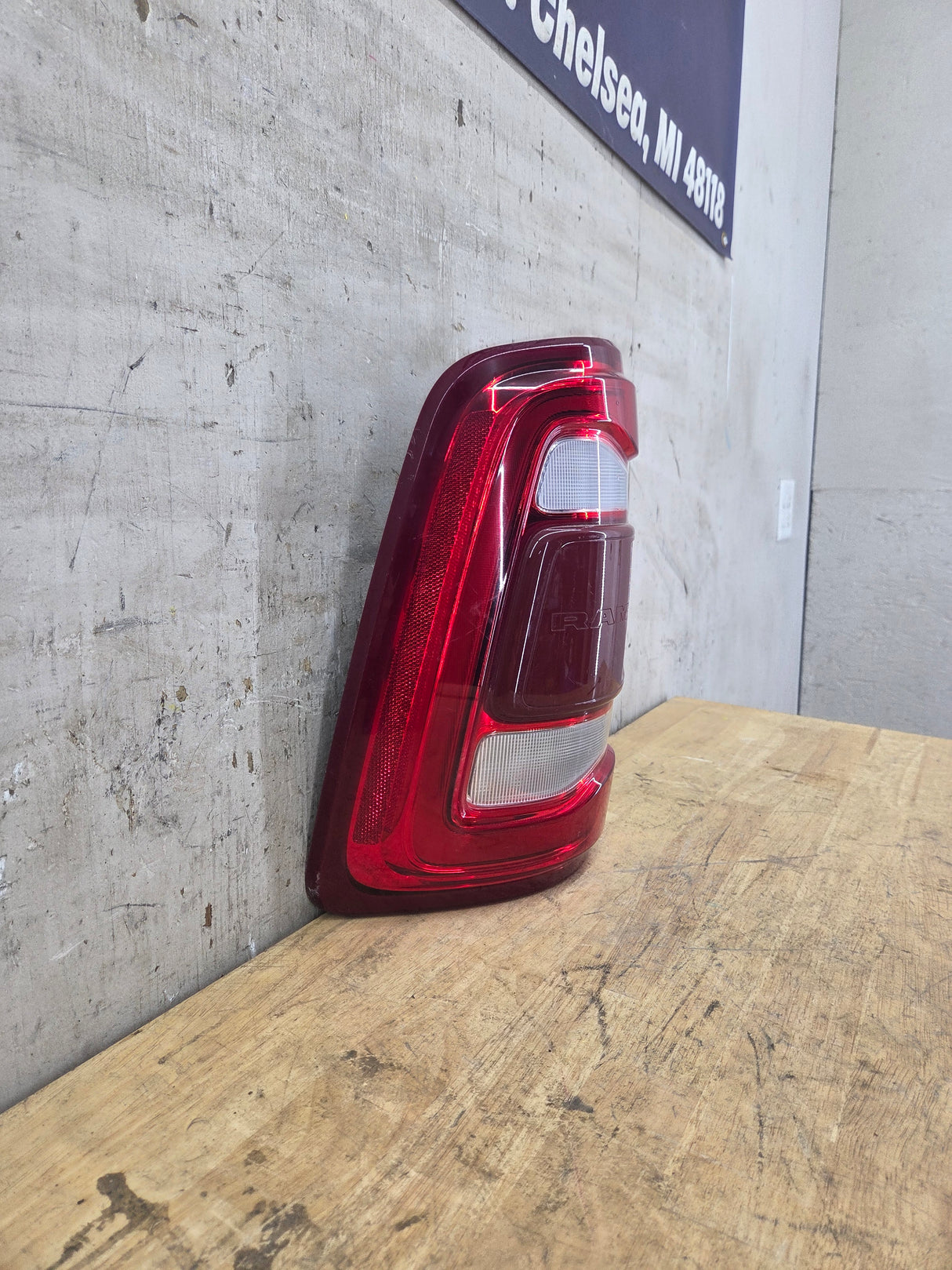 2019-2024 Dodge Ram Driver Side LED Tail Light W/BSS 68639089AB 2500 3500