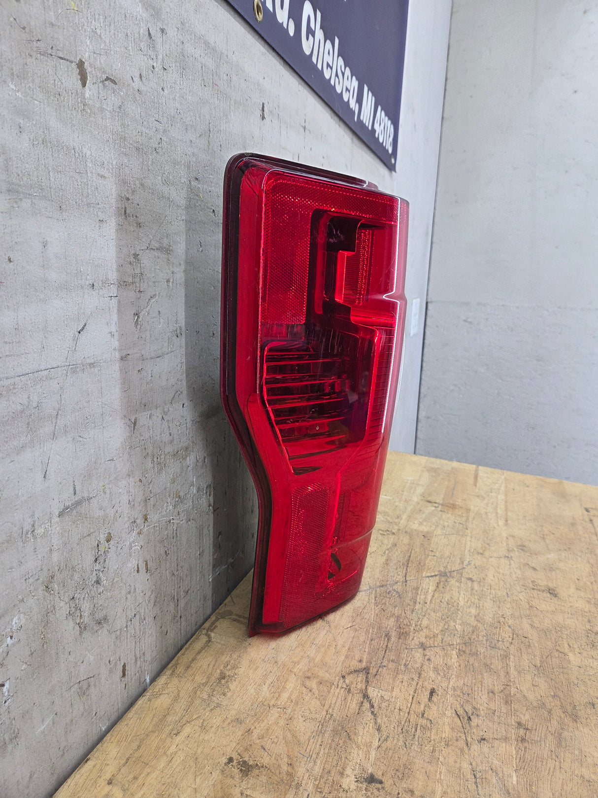 2020-2022 Ford Super Duty Driver Side Tail Light Halogen LC3B-13B505-AD