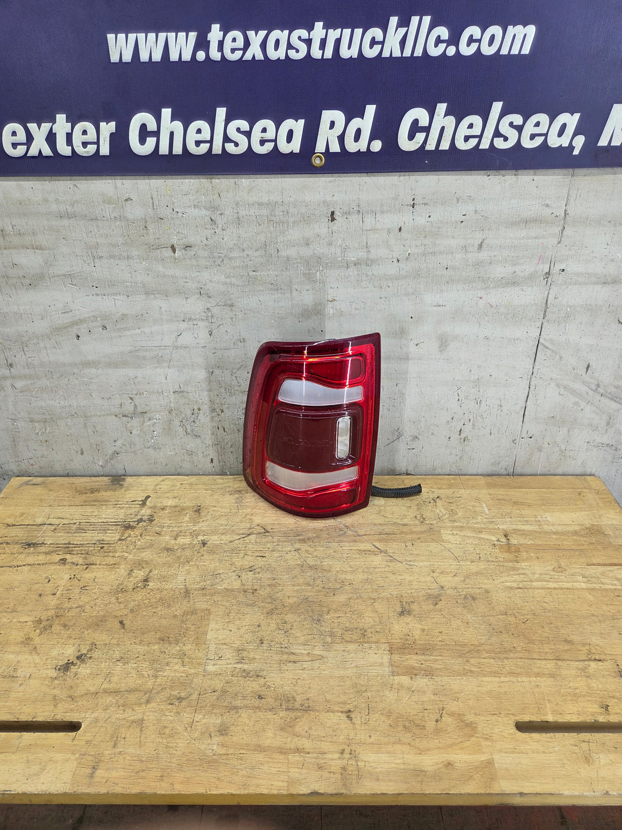 2019-2024 Dodge Ram Driver Side LED Tail Light W/O BSS 68361717AD 2500 3500