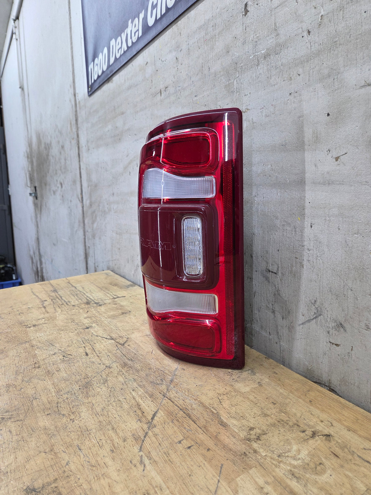 2019-2024 Dodge Ram Driver Side LED Tail Light W/O BSS 68361717AD 2500 3500