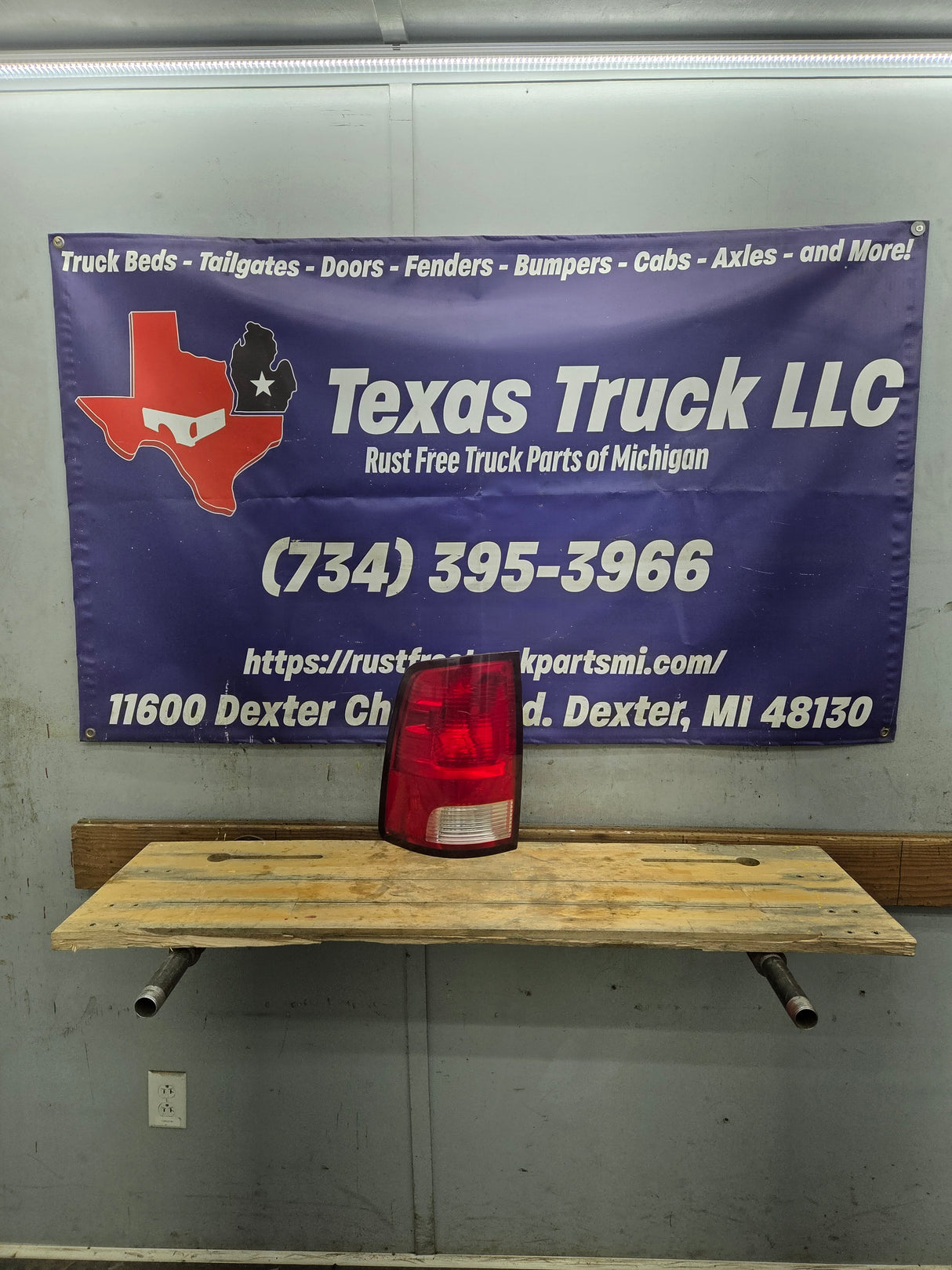 2009-2018 Dodge Ram Driver Side Tail Light 55277415AB