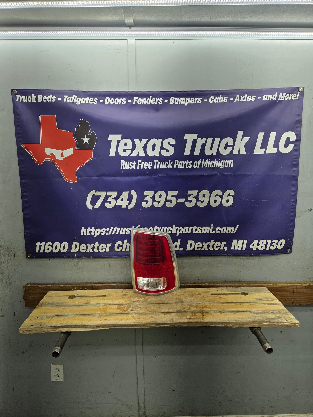 2013-2018 Dodge Ram Passenger Side Tail Light 50693B