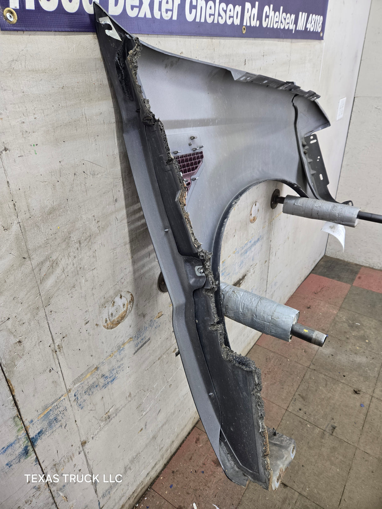 2008-2010 Ford Super Duty F250 F350 RH Passenger Side Fender - Dark Shadow Gray