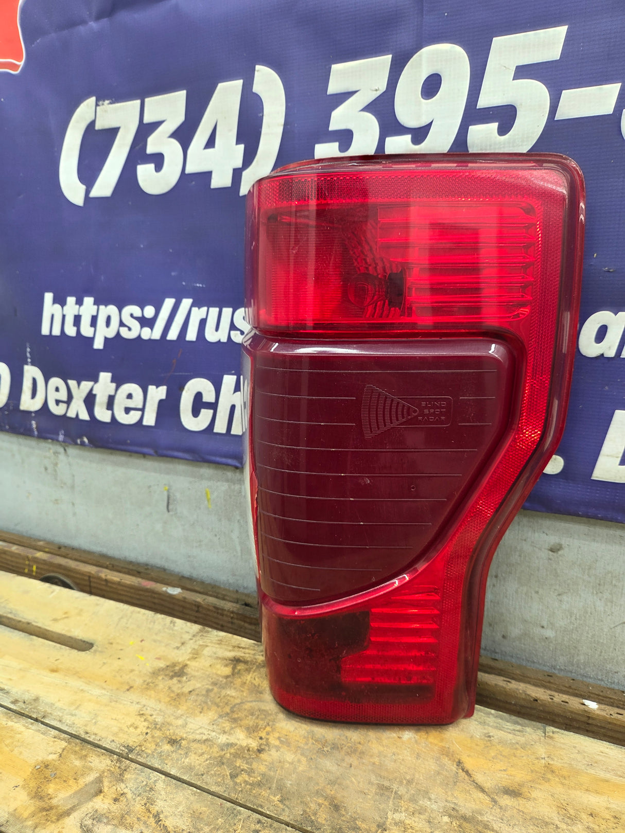 2020-2022 Ford Super Duty Driver Passenger Tail Light W/BLISS Radar Blind Spot LED REVERSE LC3B-13B504-EA