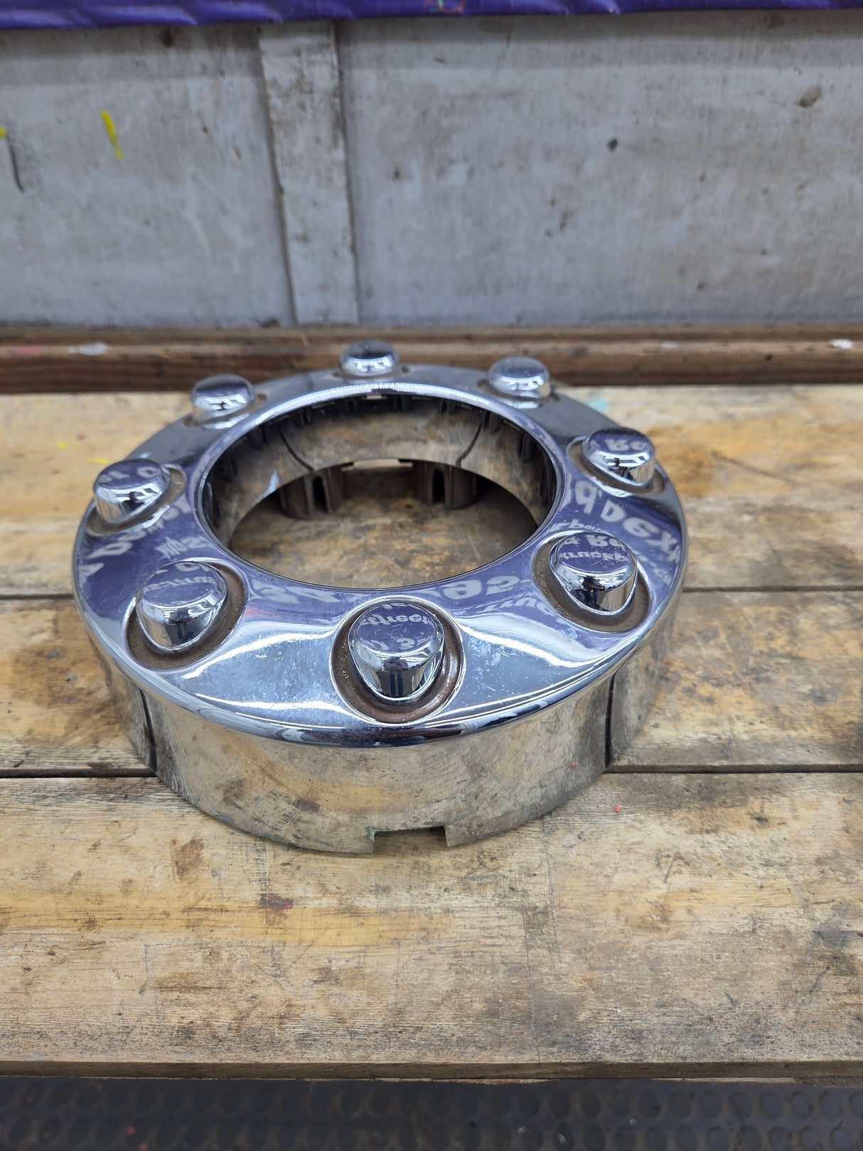 2008-2016 Ford Super Duty Front Hub Cap Center Cap 8 LUG F250 F350