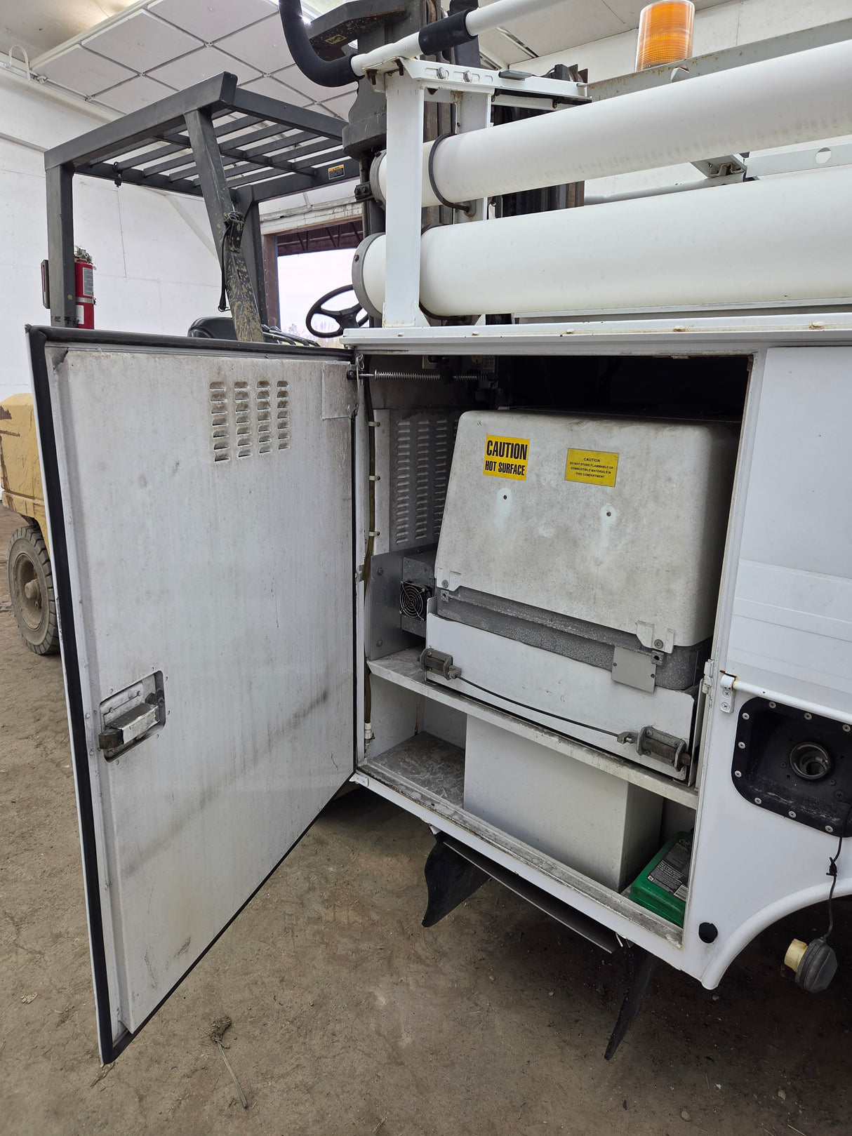 8' Steel Utility Service Body Truck Single Rear Wheel Utility Bed Universal