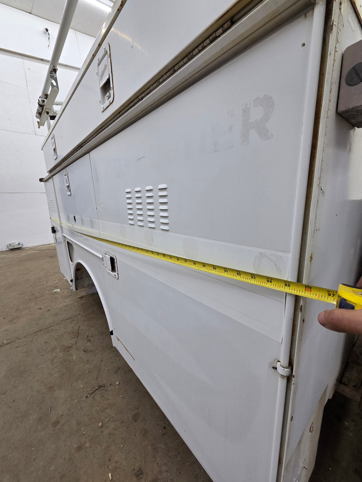 8' Steel Utility Service Body Truck Single Rear Wheel Utility Bed Universal