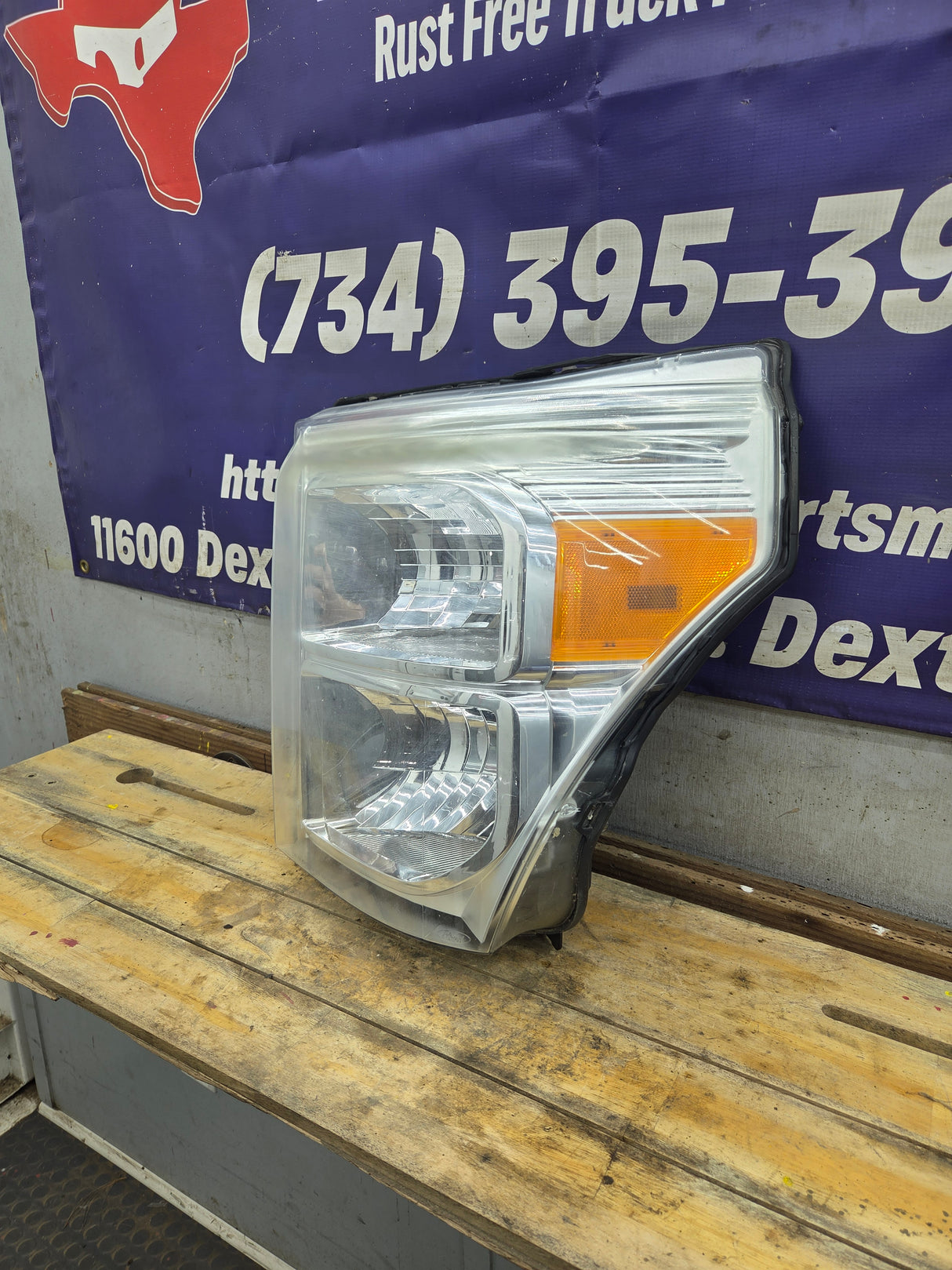 2011-2016 Ford Super Duty F250 F350 F450 F550 LH Driver Side Headlight BC34-13006-A 6.7L Power Stroke 6.2L Gas