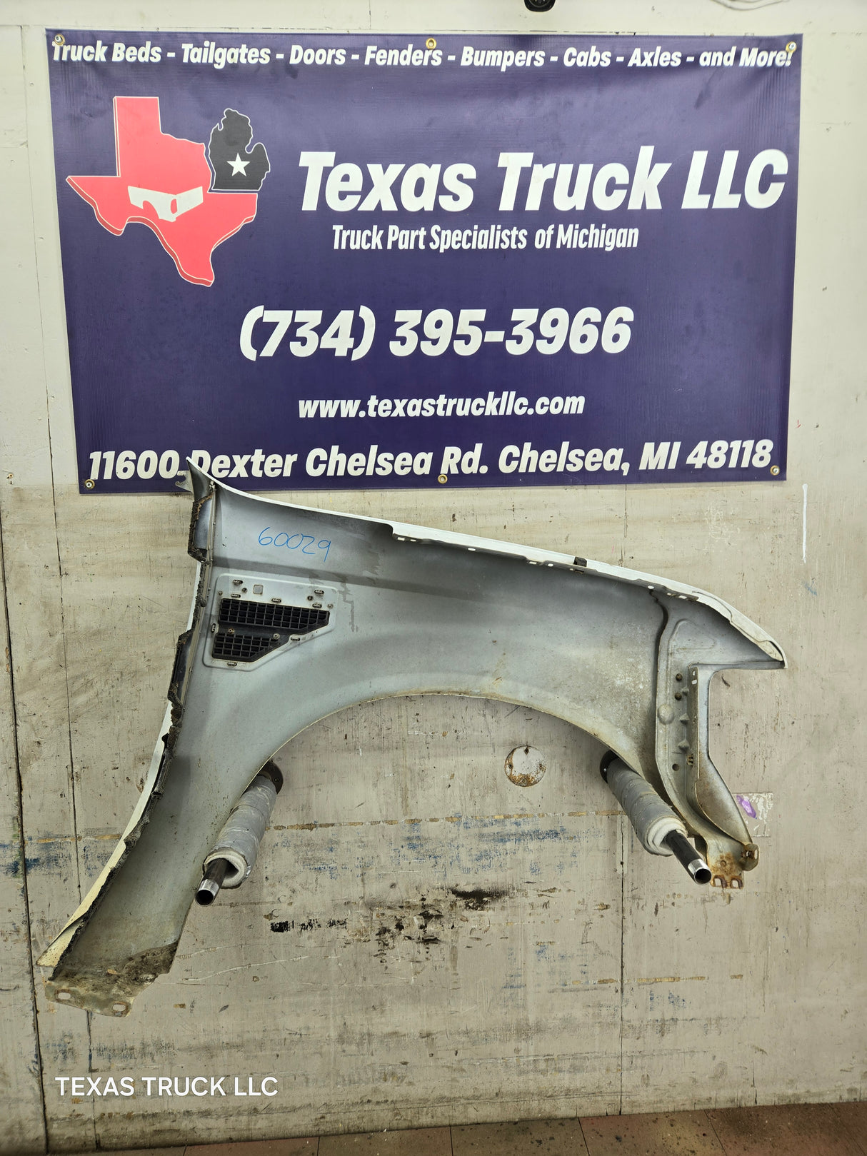 2008-2010 Ford Super Duty F250 F350 LH Driver Side Fender - Oxford White