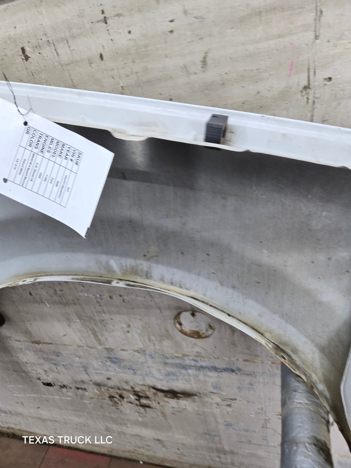 2008-2010 Ford Super Duty F250 F350 LH Driver Side Fender - Oxford White