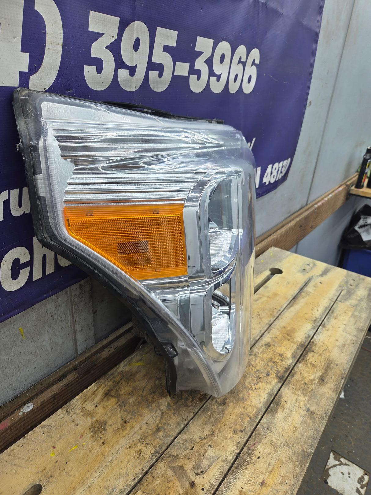 2011-2016 Ford Super Duty F250 F350 F450 F550 RH Passenger Side Headlight 6.7L Power Stroke 6.2L BC34-13005-A