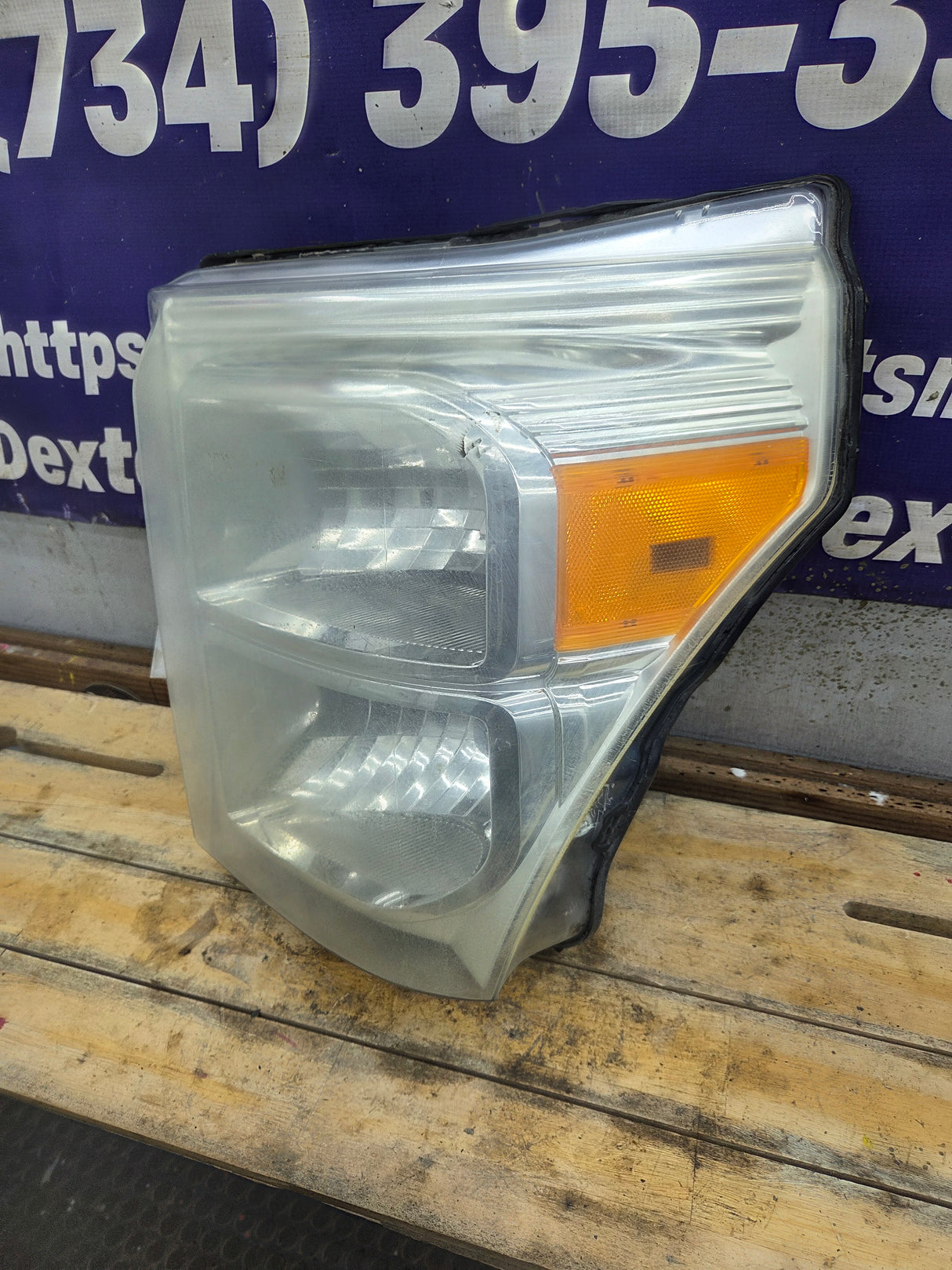 2011-2016 Ford Super Duty F250 F350 F450 F550 LH Driver Side Headlight BC34-13006-A 6.7L Power Stroke 6.2L Gas