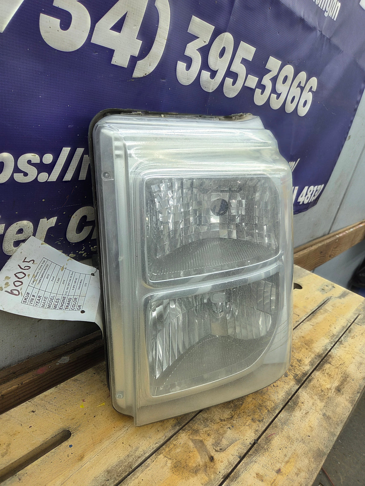 2011-2016 Ford Super Duty F250 F350 F450 F550 LH Driver Side Headlight BC34-13006-A 6.7L Power Stroke 6.2L Gas