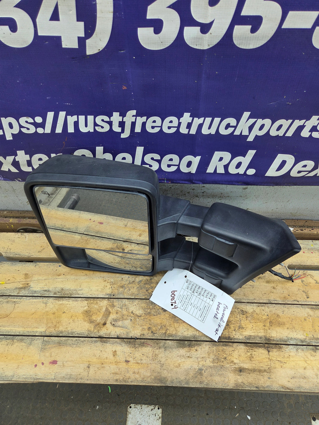 2008-2016 Ford Super Duty F250 F350 F450 F550 LH Driver Side Power Fold & Telescope Heated Towing Mirror OEM