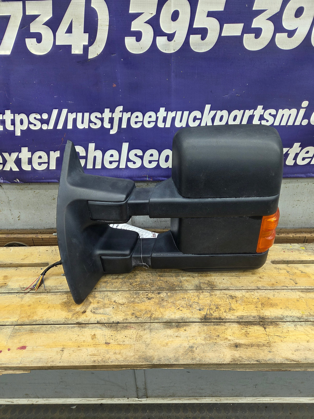 2008-2016 Ford Super Duty F250 F350 F450 F550 LH Driver Side Power Fold & Telescope Heated Towing Mirror OEM