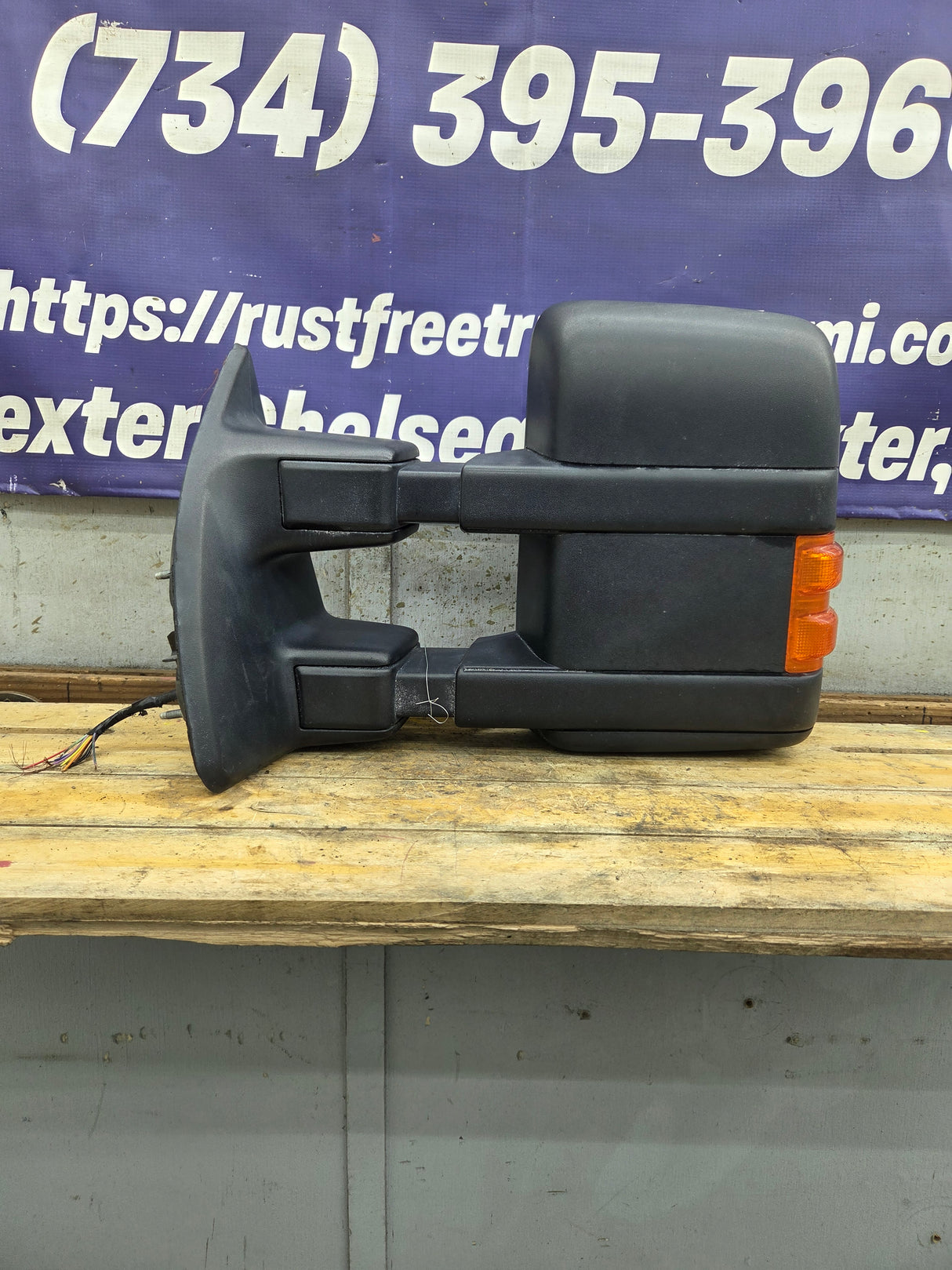 2008-2016 Ford Super Duty F250 F350 F450 F550 LH Driver Side Power Fold & Telescope Heated Towing Mirror OEM