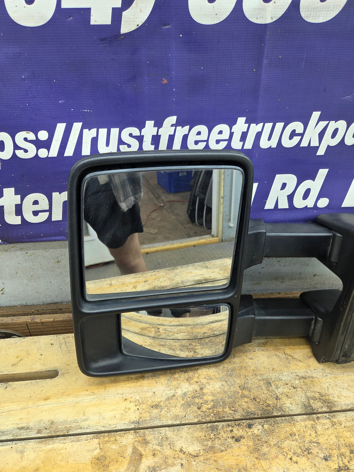 2008-2016 Ford Super Duty F250 F350 F450 F550 LH Driver Side Manual Towing Mirror OEM