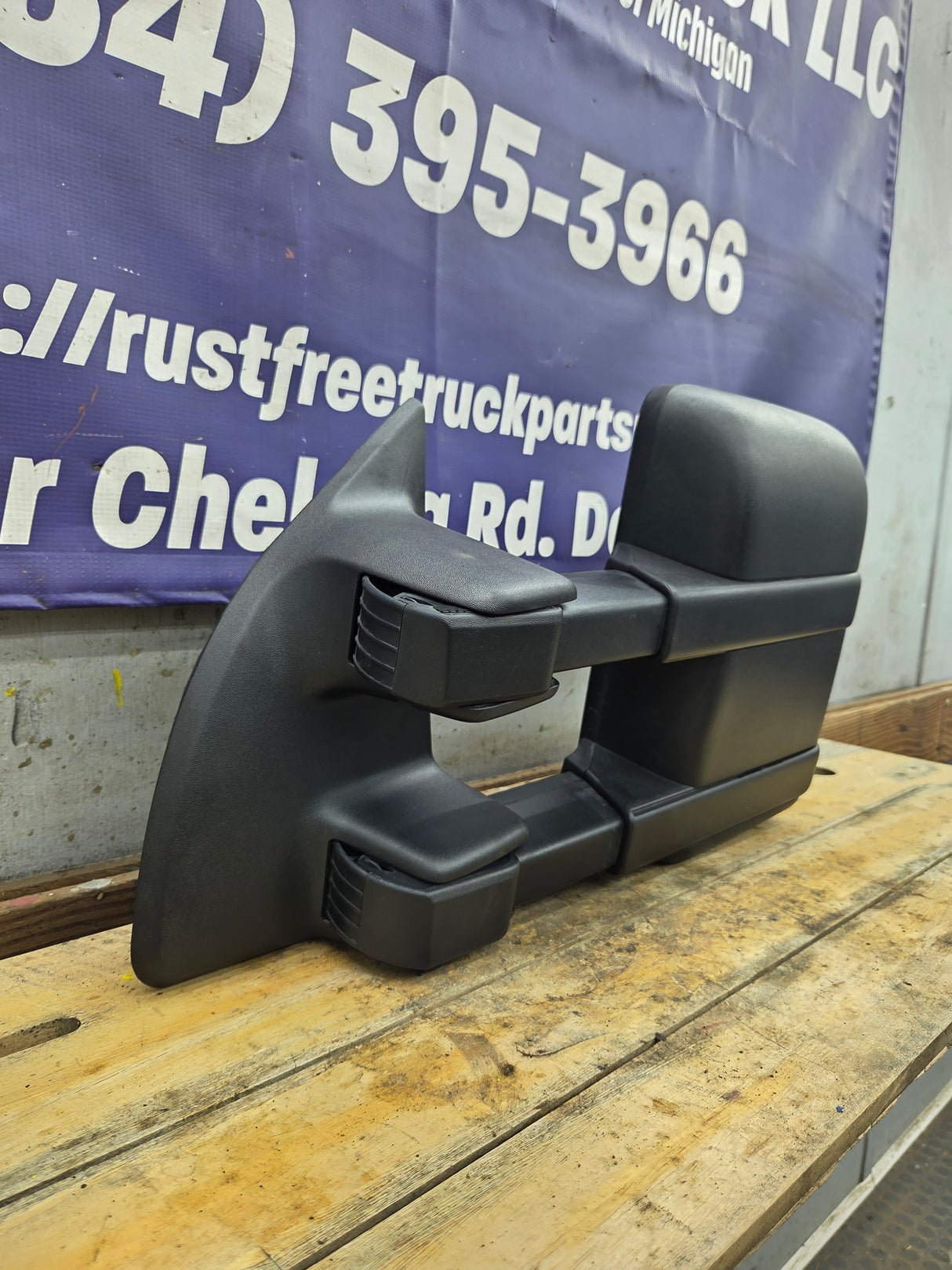 2008-2016 Ford Super Duty F250 F350 F450 F550 LH Driver Side Manual Towing Mirror OEM