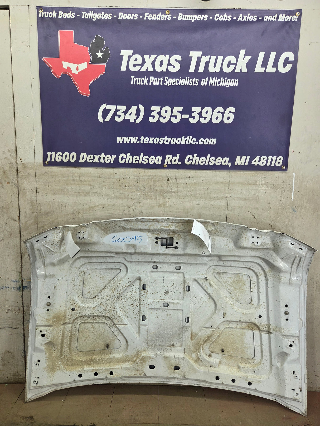 2008-2010 Ford Super Duty F250 F350 F450 F550 Hood - Oxford White