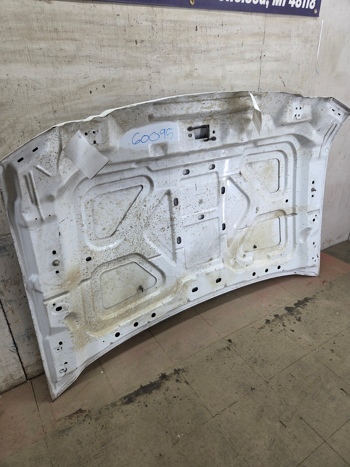 2008-2010 Ford Super Duty F250 F350 F450 F550 Hood - Oxford White