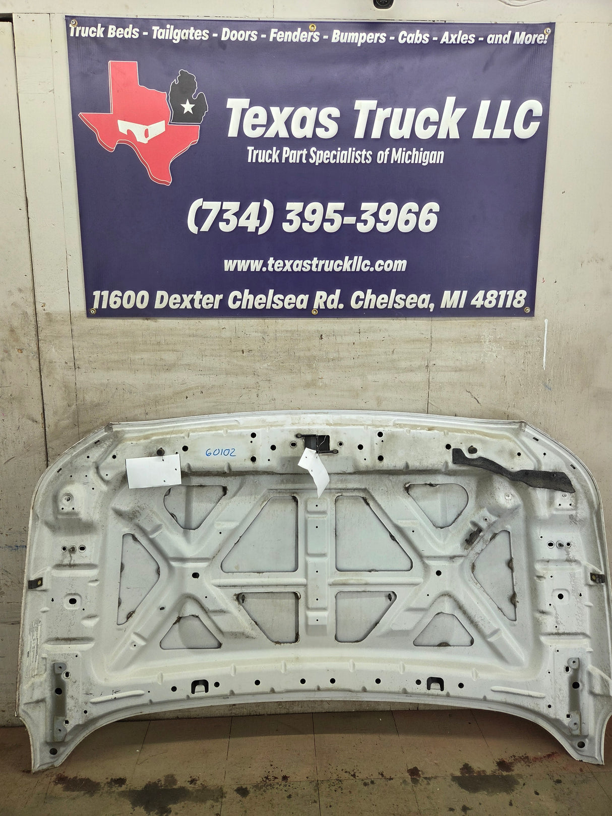 2011-2016 Ford Super Duty Hood F250 F350 F450 F550 - Oxford White