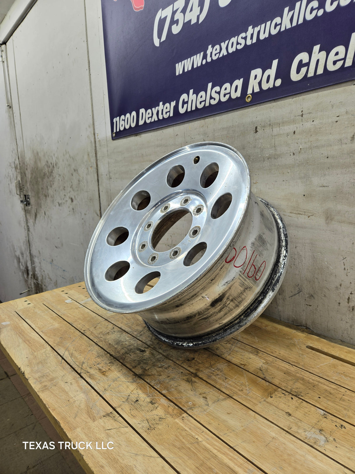 2005-2007 Ford Super Duty F250 F350 17" x 7.5" Aluminum Wheel 8x170 SRW