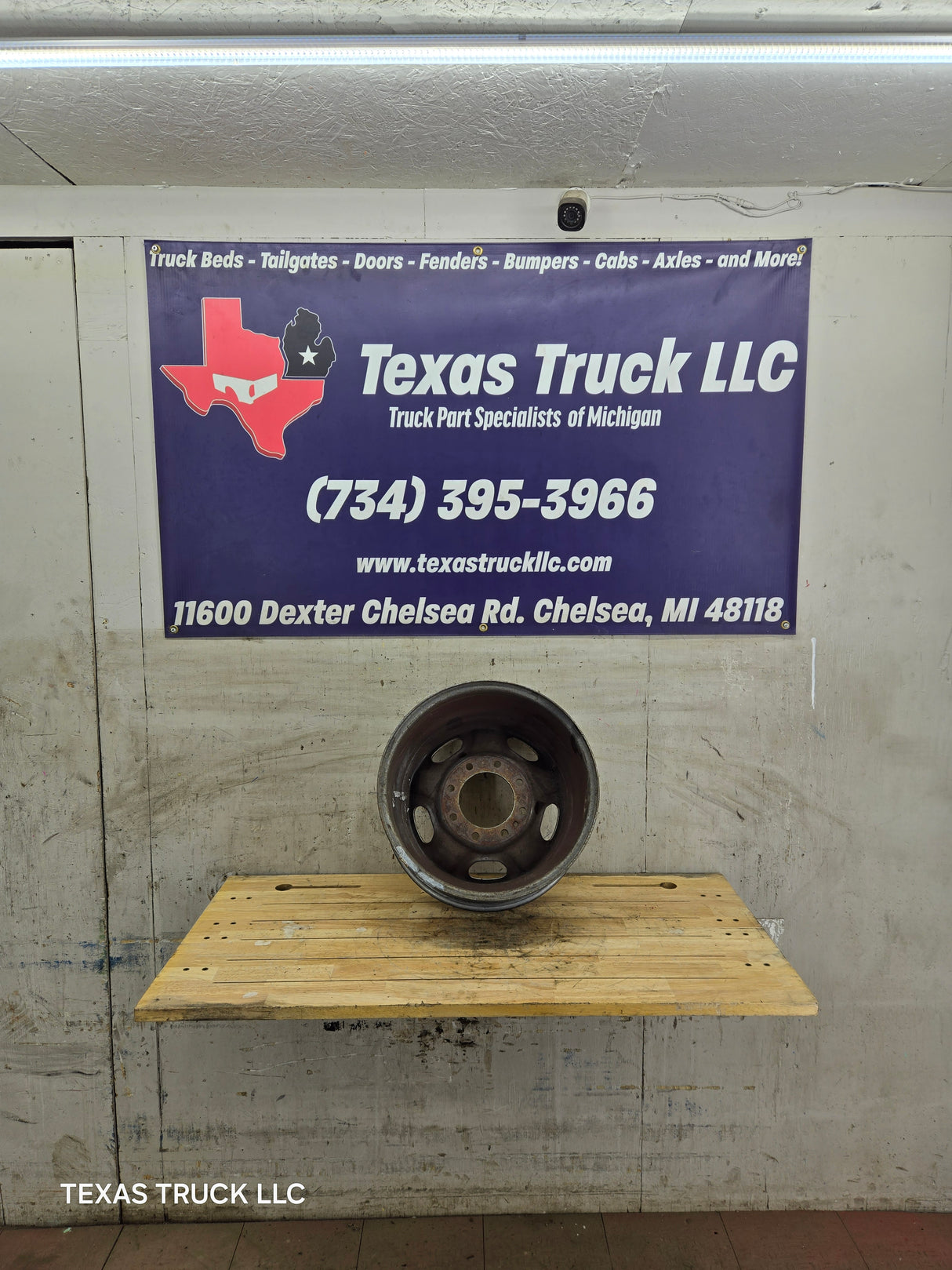 2010-2016 Ford Super Duty F250 F350 17" x 7.5" Steel Wheel 8x170 SRW