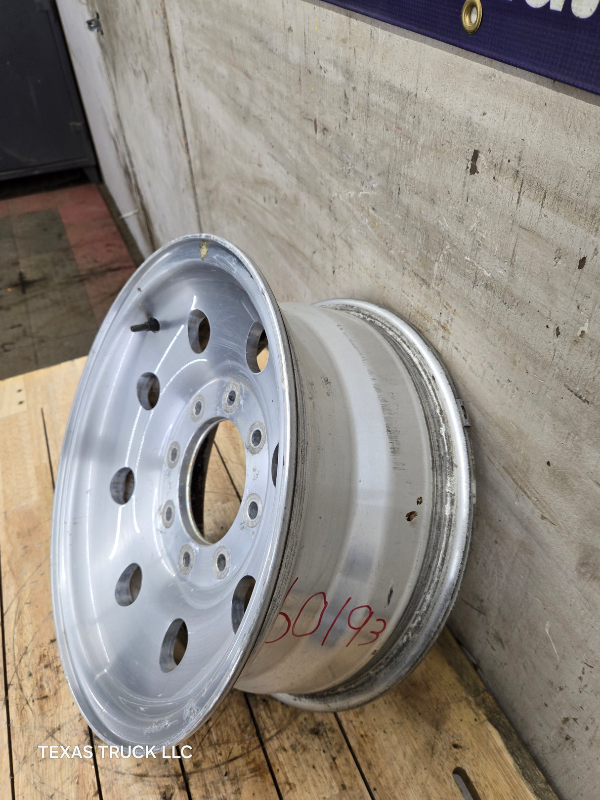 1999-2004 Ford F250 F350 Super Duty Excursion 16 x 7" Brushed Aluminum Wheel Rim 8 x 170