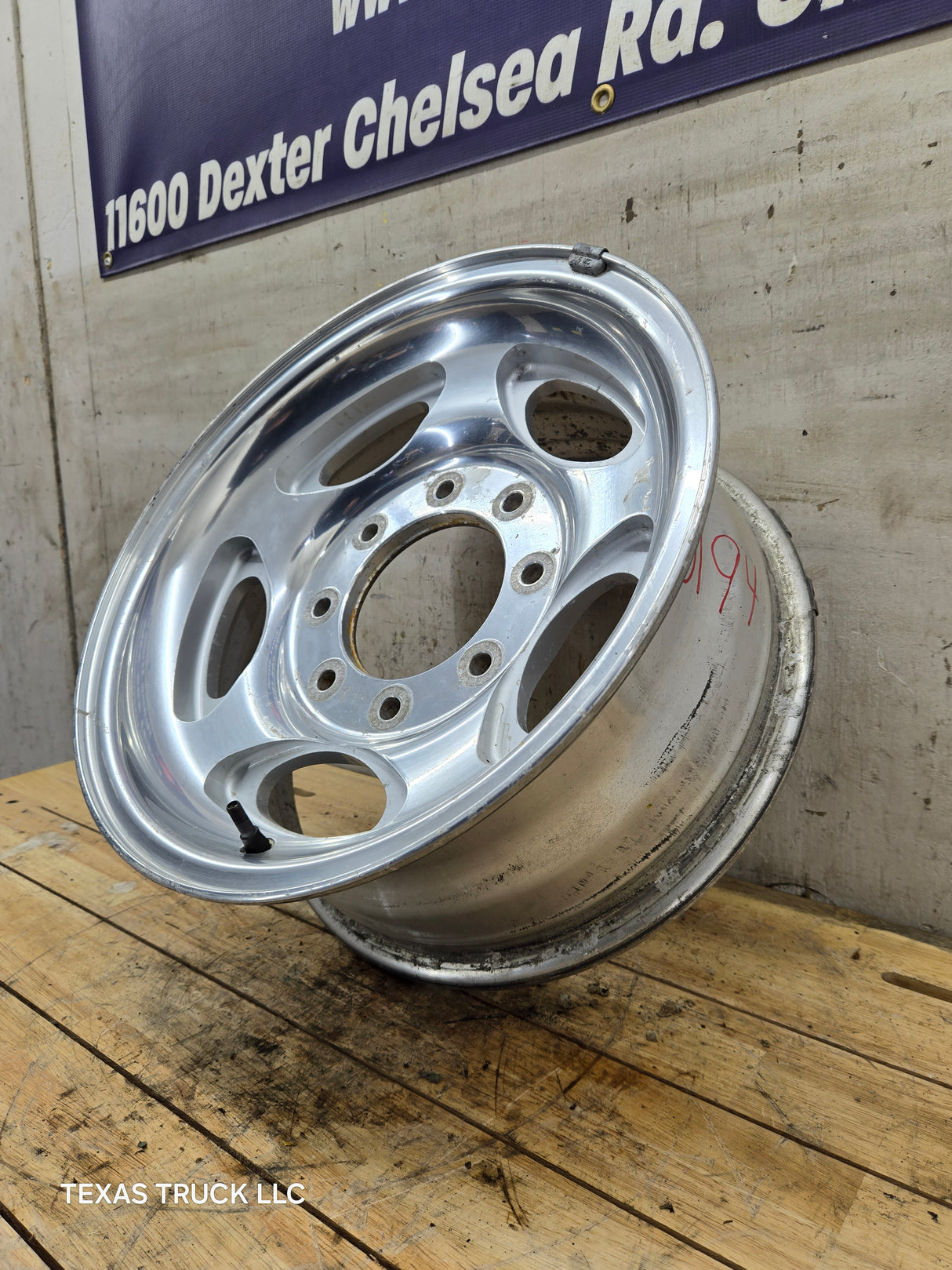 1999-2004 Ford F250 F350 Super Duty Excursion 16 x 7" Polished Aluminum Wheel Rim 8 x 170