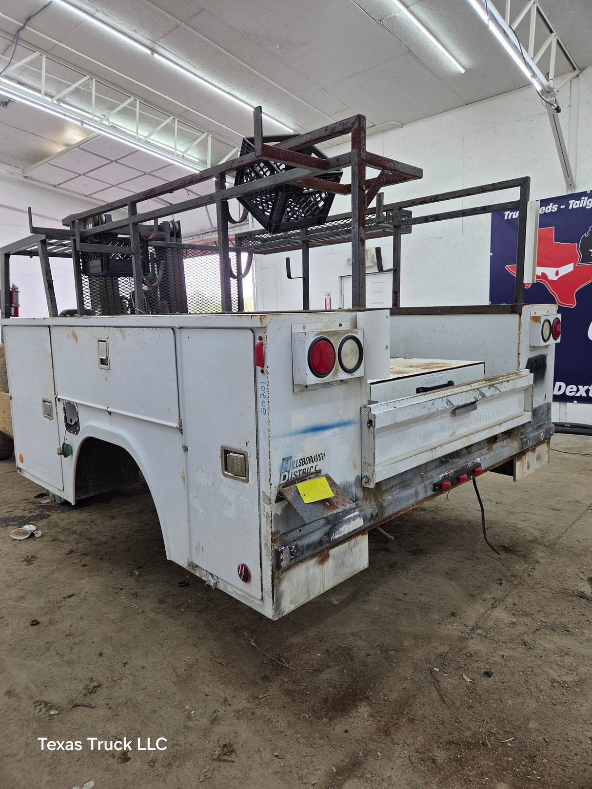 8' Steel Utility Service Body Truck Dually Utility Bed Universal
