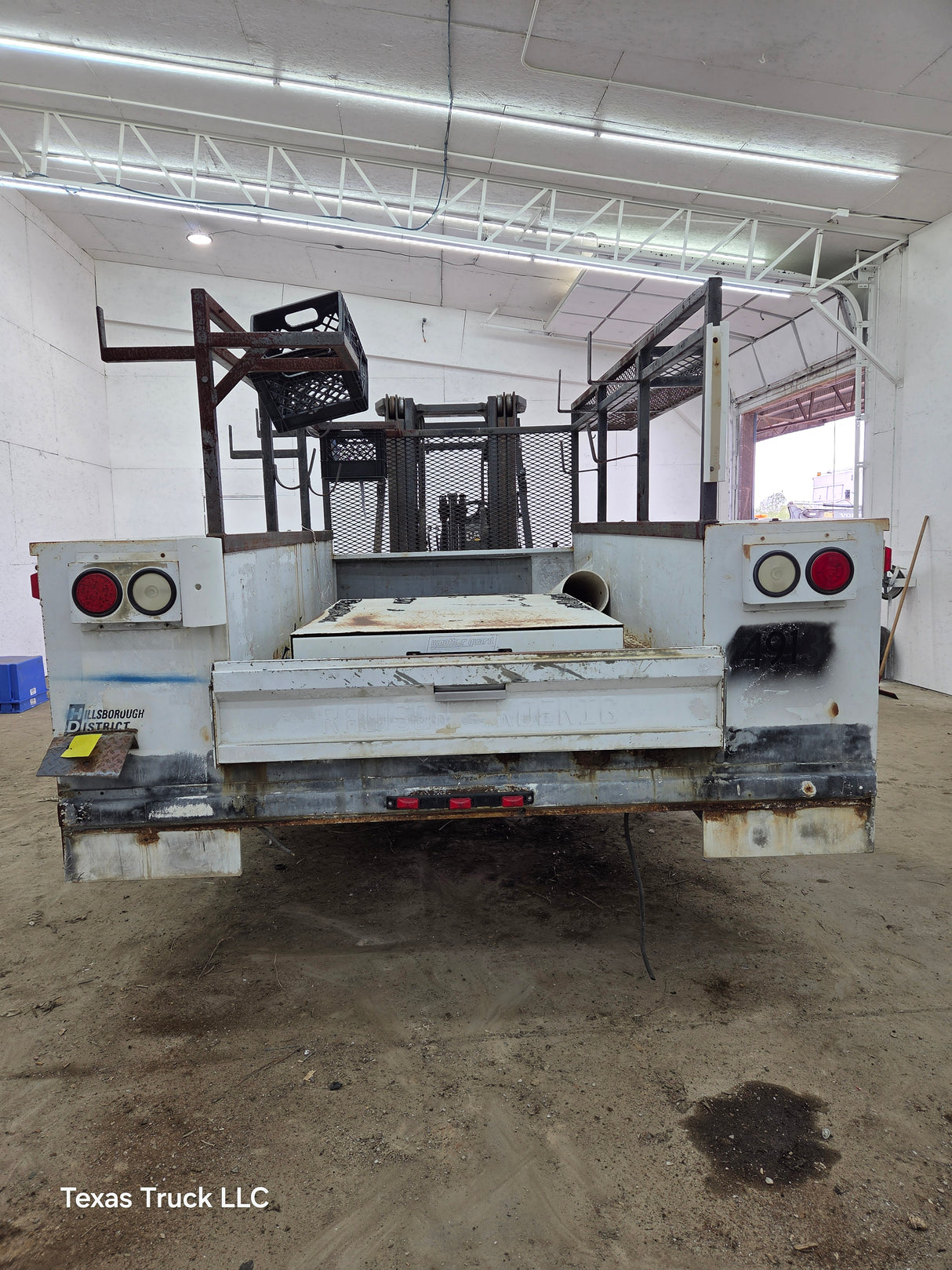 8' Steel Utility Service Body Truck Dually Utility Bed Universal