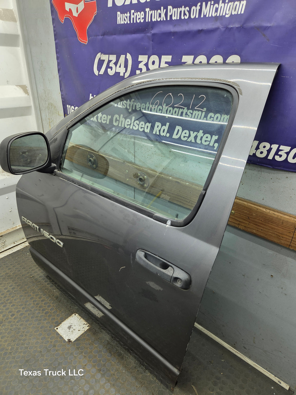 2003-2008 Dodge Ram 3rd Gen Driver Side Front Quad Cab Crew Cab Door 1500 2500 3500 4500 5500 - Gray