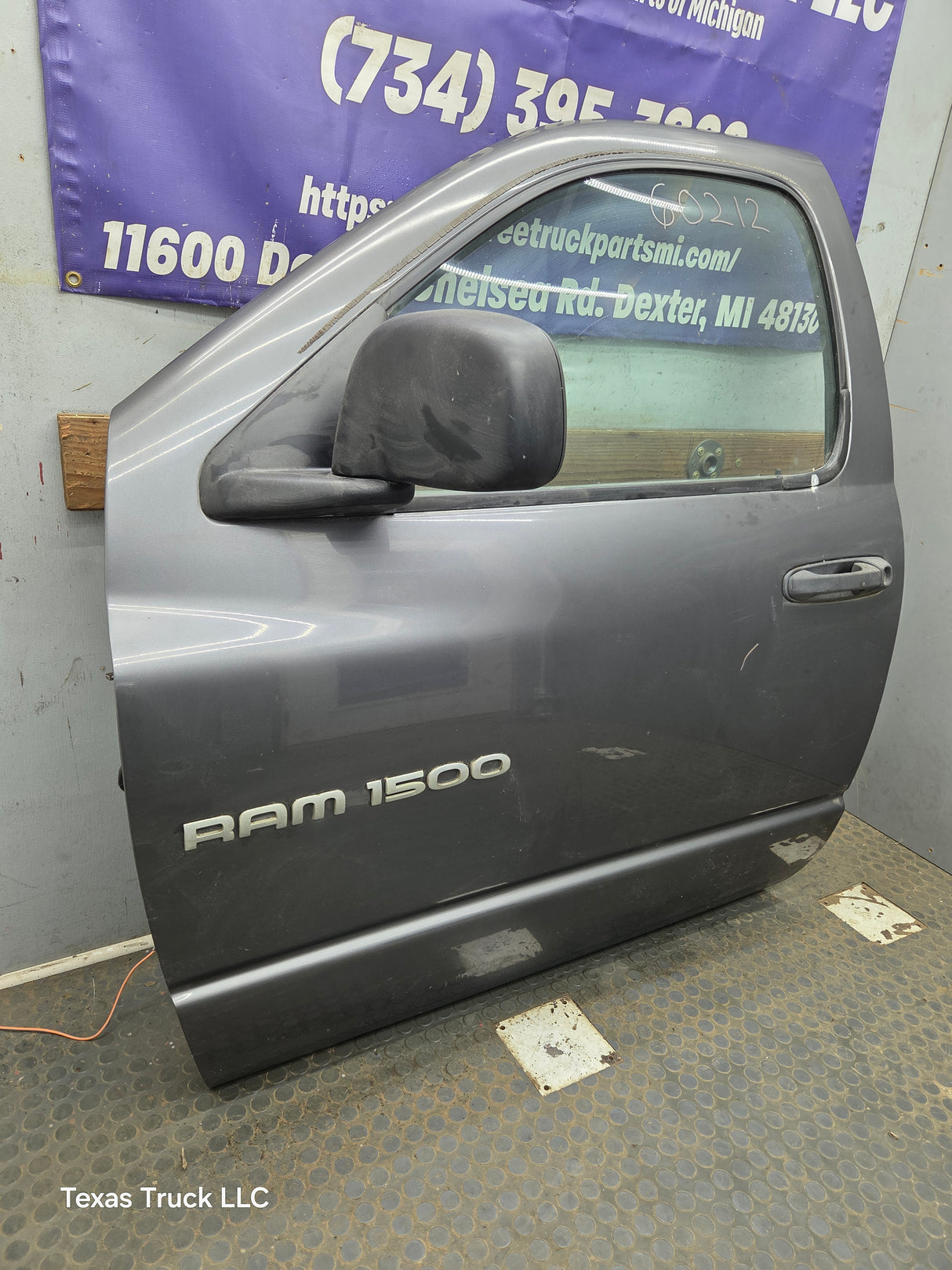 2003-2008 Dodge Ram 3rd Gen Driver Side Front Quad Cab Crew Cab Door 1500 2500 3500 4500 5500 - Gray
