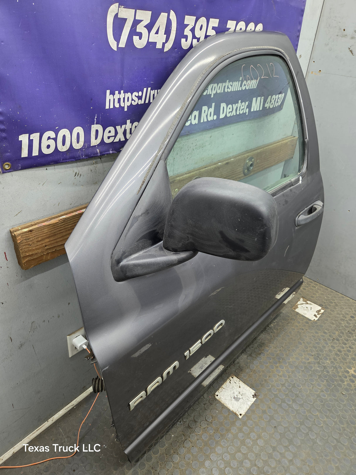 2003-2008 Dodge Ram 3rd Gen Driver Side Front Quad Cab Crew Cab Door 1500 2500 3500 4500 5500 - Gray